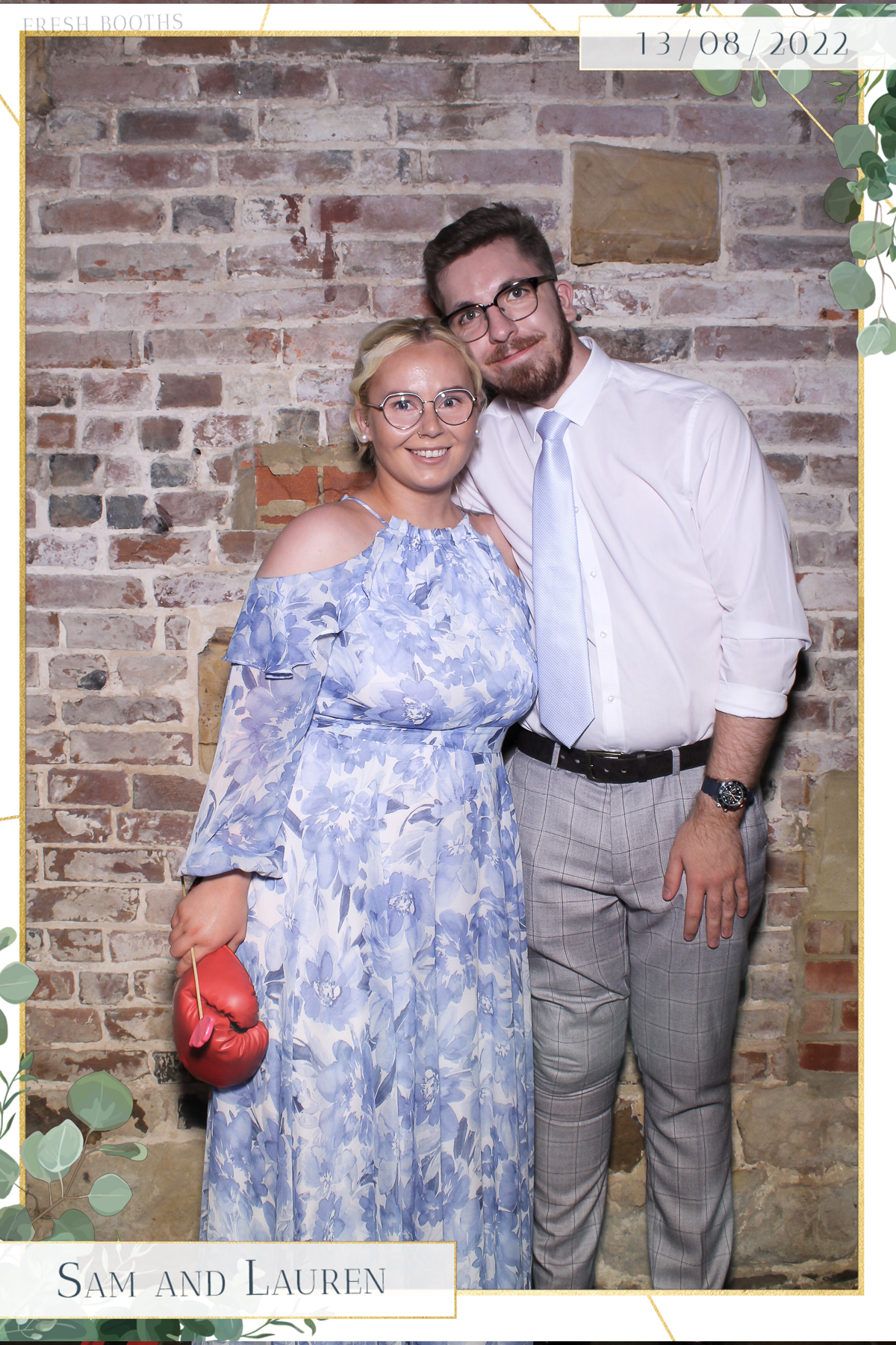Sam & Lauren- Selfie Mirror | View more photos from the event at gallery.freshbooths.com/u/FreshBooths/Sam-Lauren-Selfie-Mirror