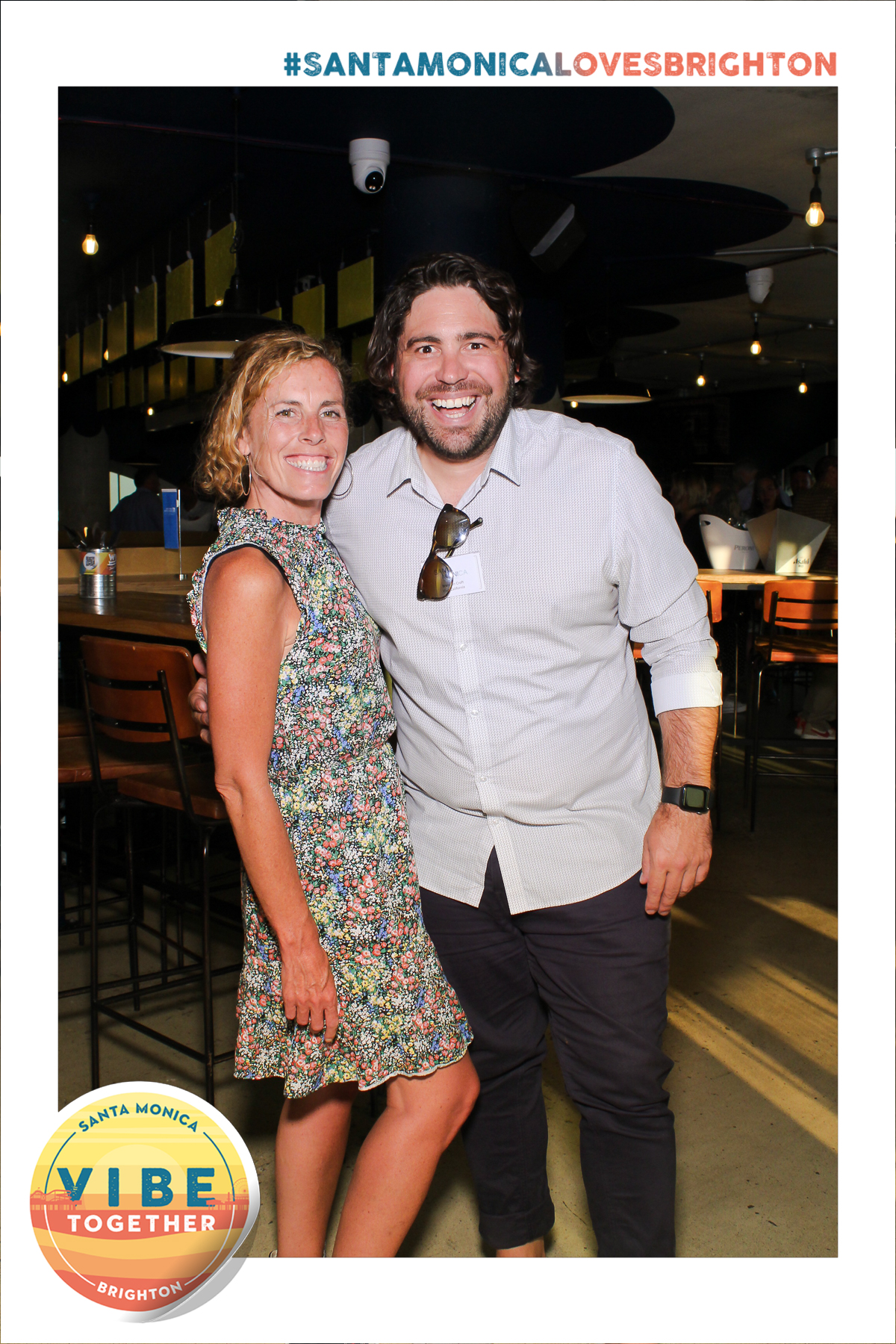 SantaMonica x Brighton - Selfie Mirror | View more photos from the event at gallery.freshbooths.com/u/FreshBooths/SantaMonica-x-Brighton-Selfie-Mirror