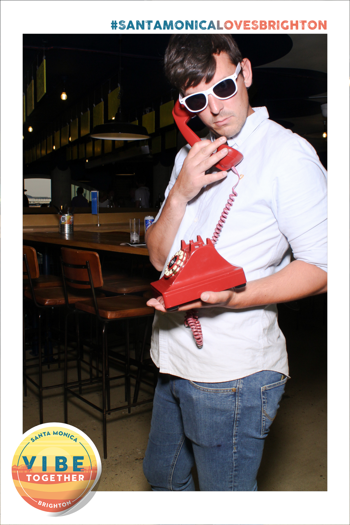SantaMonica x Brighton - Selfie Mirror | View more photos from the event at gallery.freshbooths.com/u/FreshBooths/SantaMonica-x-Brighton-Selfie-Mirror