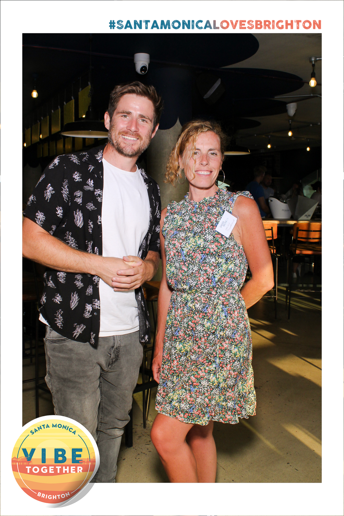 SantaMonica x Brighton - Selfie Mirror | View more photos from the event at gallery.freshbooths.com/u/FreshBooths/SantaMonica-x-Brighton-Selfie-Mirror