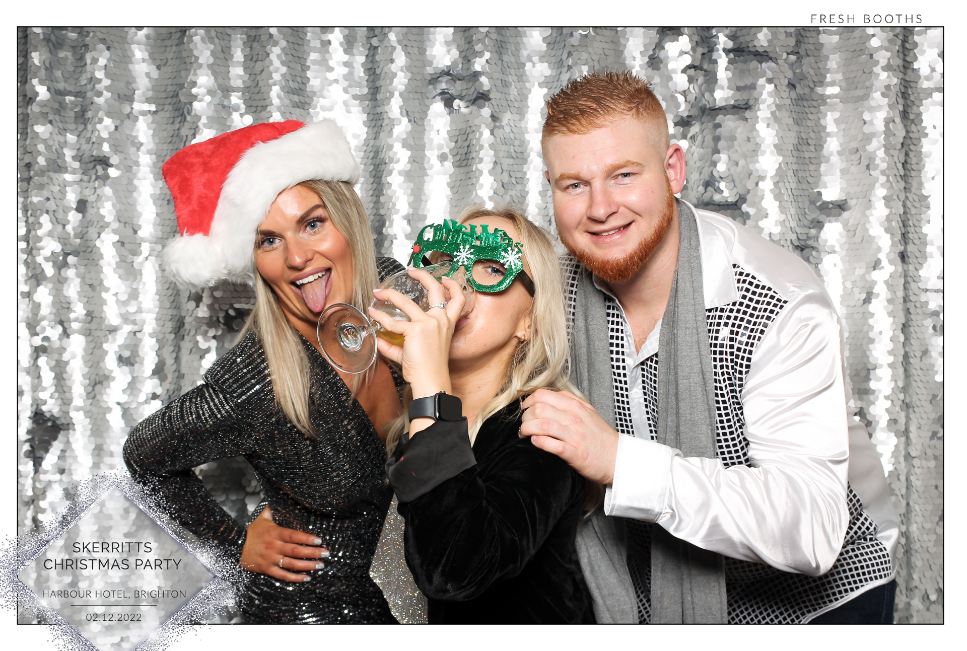 Skerritts Christmas Party - Classic Open Booth | View more photos from the event at gallery.freshbooths.com/u/FreshBooths/Skerritts-Christmas-Party-Classic-Open-Booth