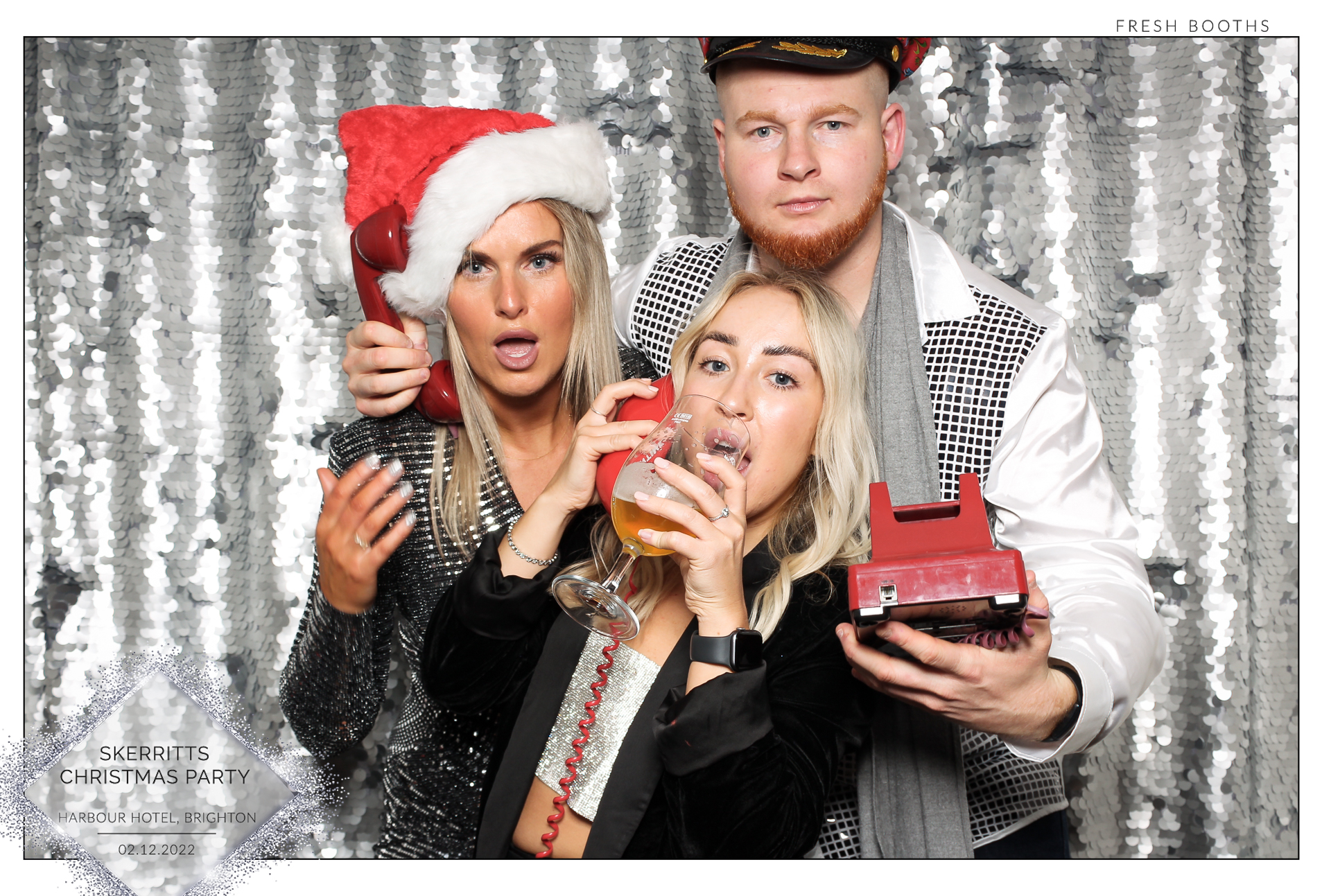 Skerritts Christmas Party - Classic Open Booth | View more photos from the event at gallery.freshbooths.com/u/FreshBooths/Skerritts-Christmas-Party-Classic-Open-Booth