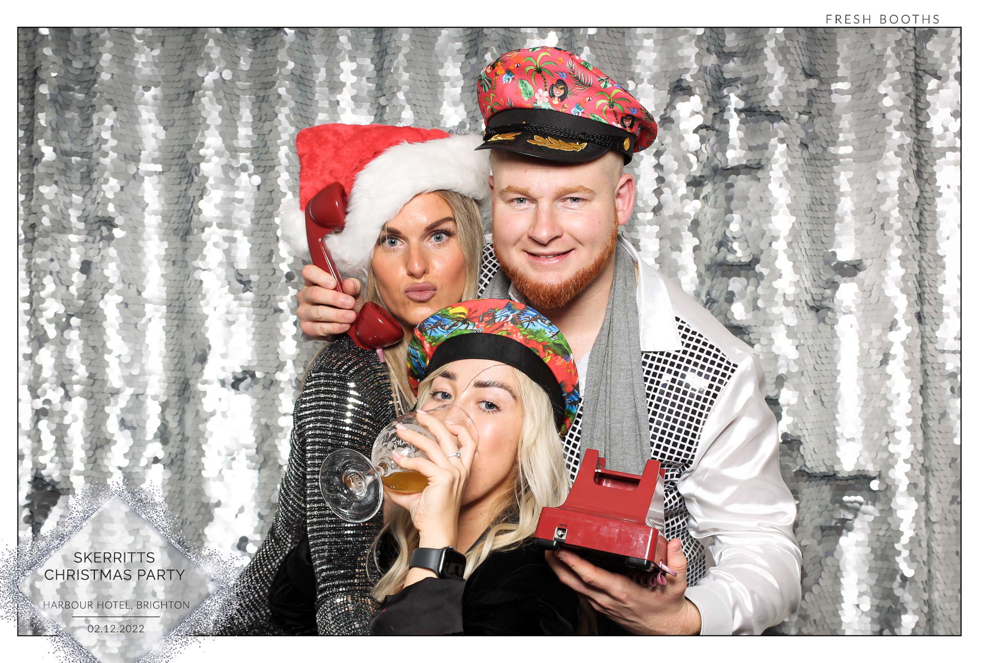 Skerritts Christmas Party - Classic Open Booth | View more photos from the event at gallery.freshbooths.com/u/FreshBooths/Skerritts-Christmas-Party-Classic-Open-Booth