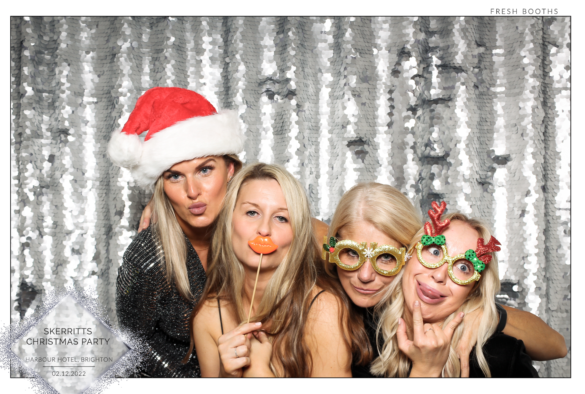 Skerritts Christmas Party - Classic Open Booth | View more photos from the event at gallery.freshbooths.com/u/FreshBooths/Skerritts-Christmas-Party-Classic-Open-Booth