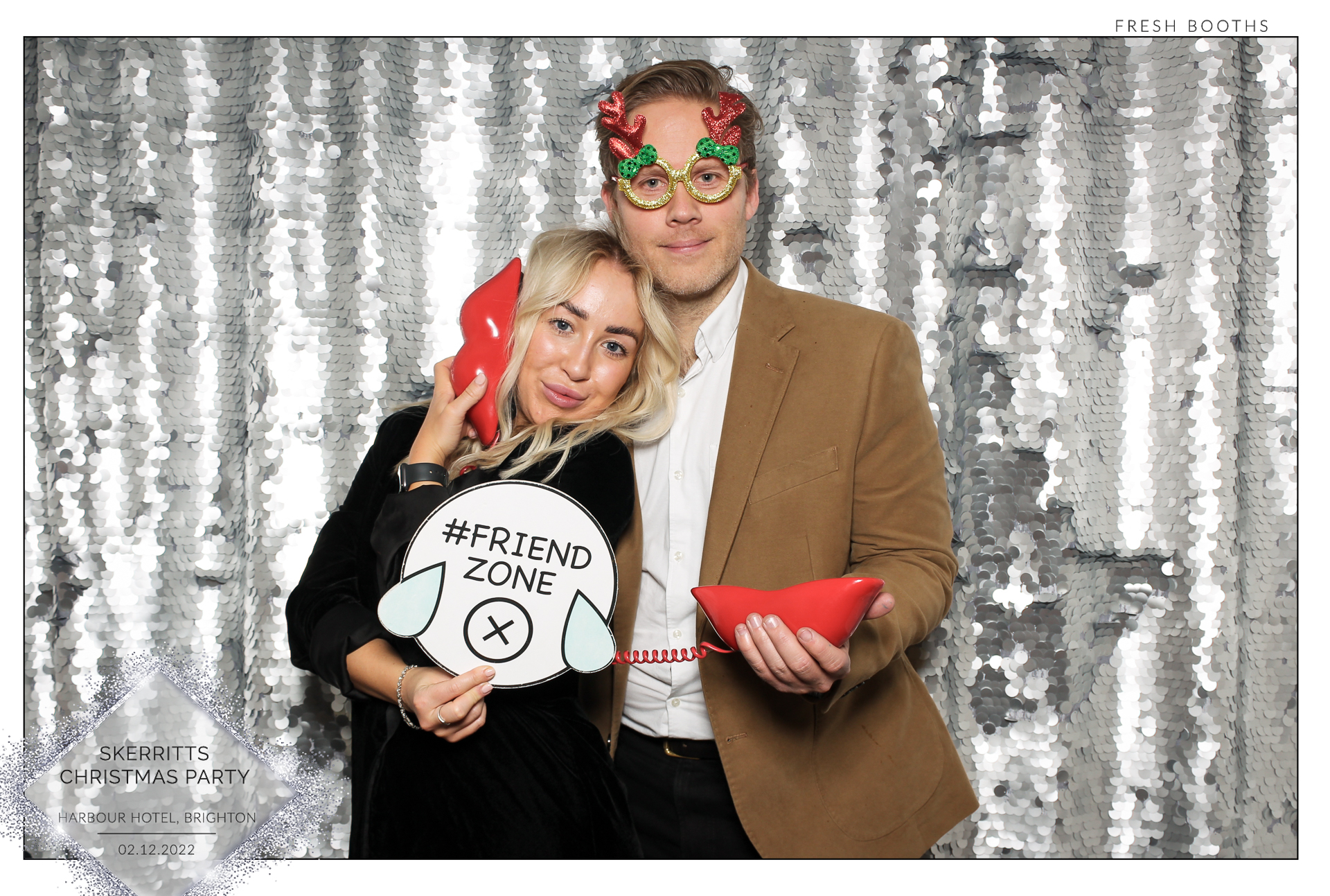 Skerritts Christmas Party - Classic Open Booth | View more photos from the event at gallery.freshbooths.com/u/FreshBooths/Skerritts-Christmas-Party-Classic-Open-Booth
