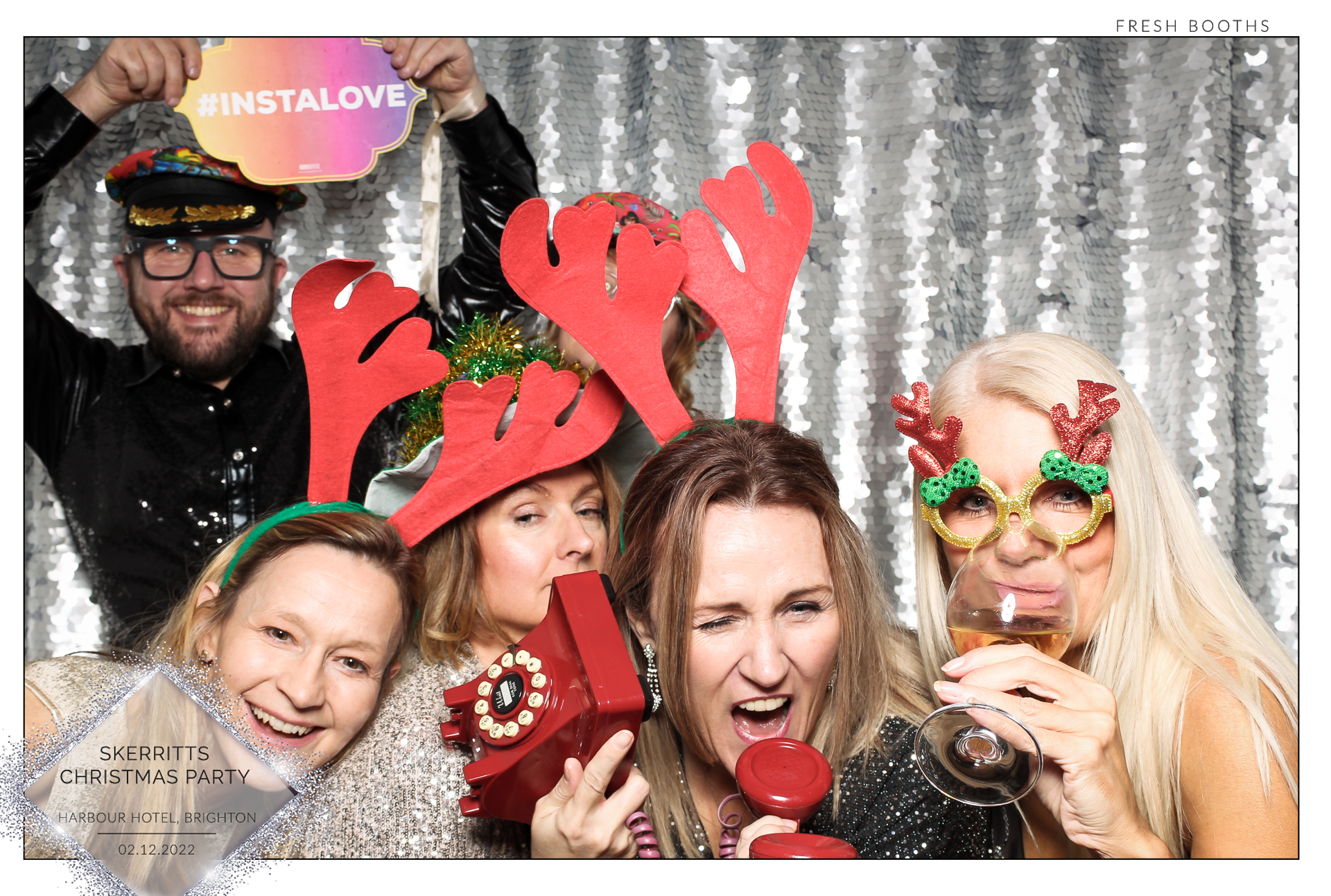 Skerritts Christmas Party - Classic Open Booth | View more photos from the event at gallery.freshbooths.com/u/FreshBooths/Skerritts-Christmas-Party-Classic-Open-Booth
