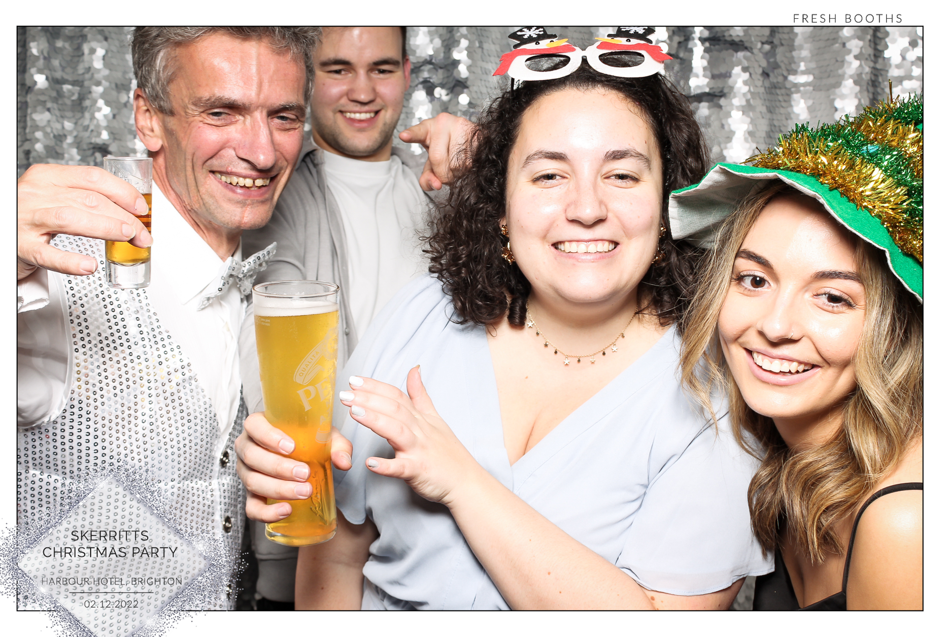 Skerritts Christmas Party - Classic Open Booth | View more photos from the event at gallery.freshbooths.com/u/FreshBooths/Skerritts-Christmas-Party-Classic-Open-Booth