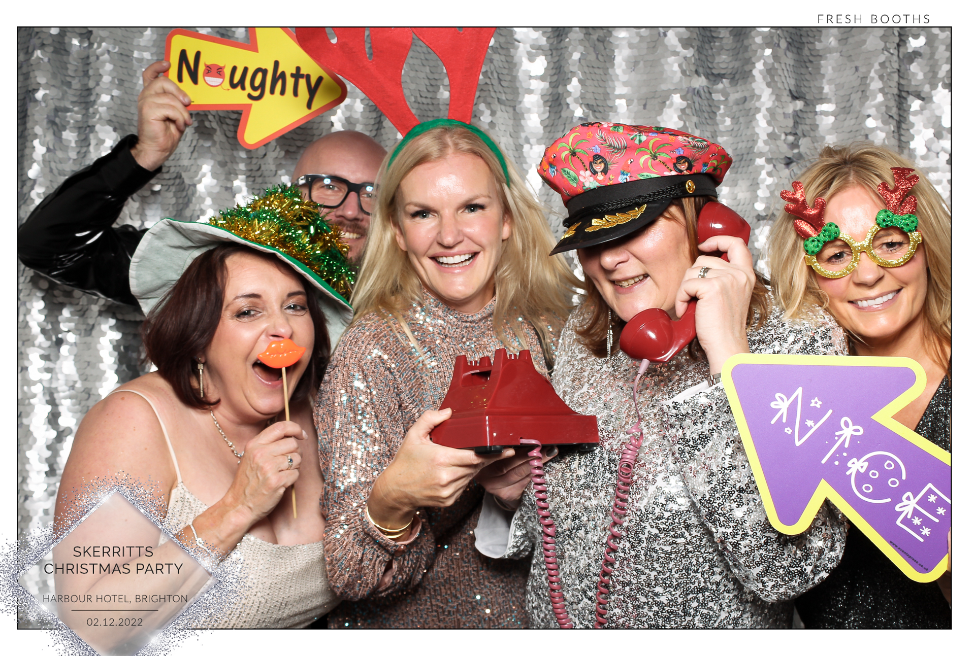 Skerritts Christmas Party - Classic Open Booth | View more photos from the event at gallery.freshbooths.com/u/FreshBooths/Skerritts-Christmas-Party-Classic-Open-Booth