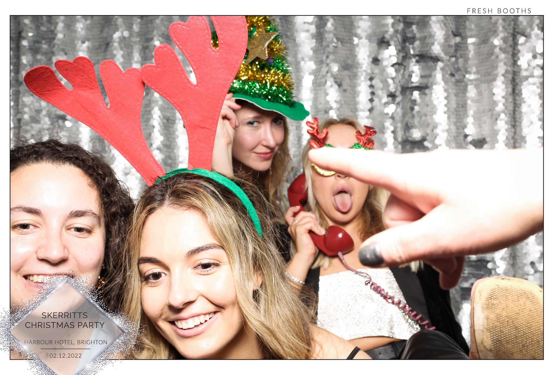 Skerritts Christmas Party - Classic Open Booth | View more photos from the event at gallery.freshbooths.com/u/FreshBooths/Skerritts-Christmas-Party-Classic-Open-Booth