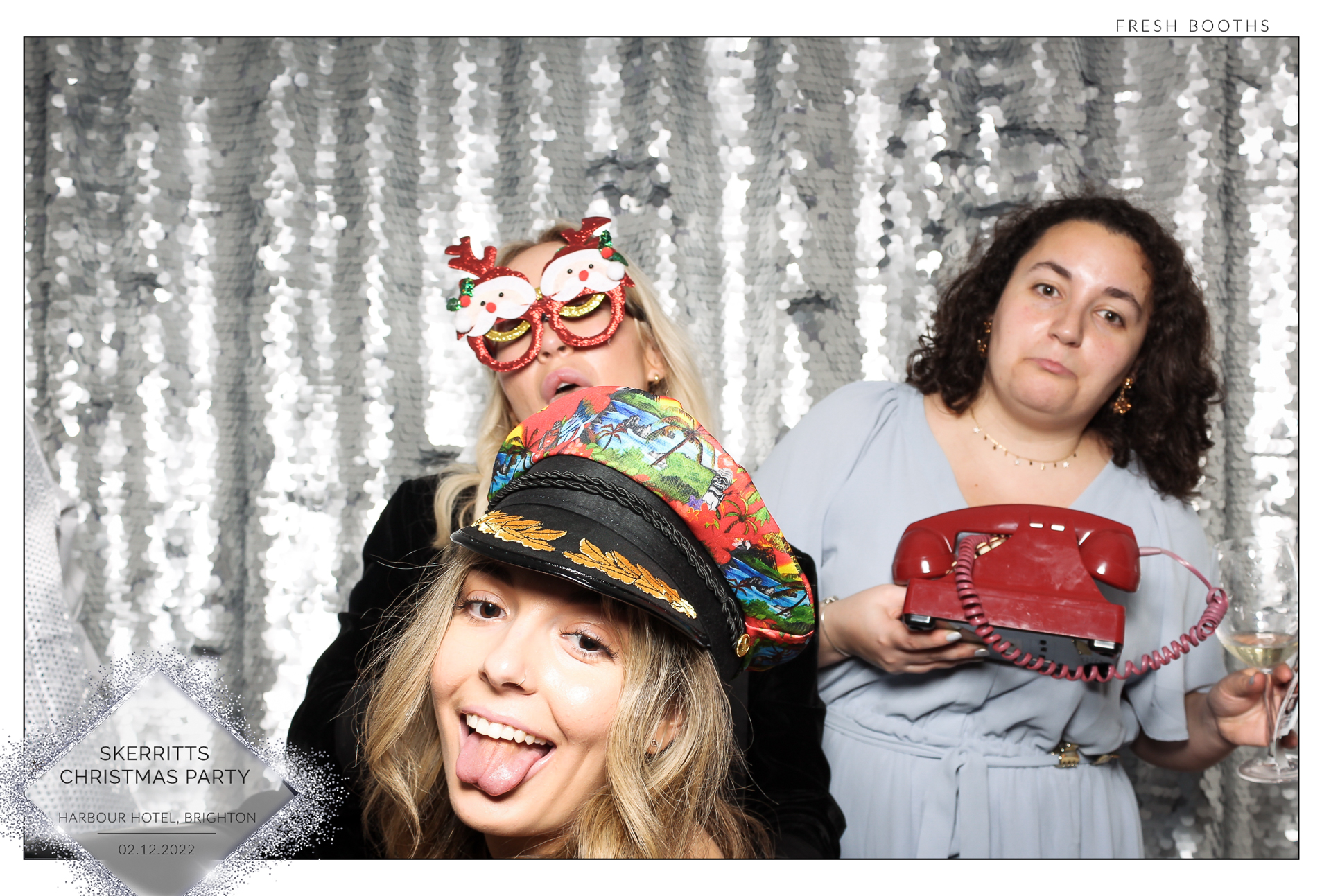 Skerritts Christmas Party - Classic Open Booth | View more photos from the event at gallery.freshbooths.com/u/FreshBooths/Skerritts-Christmas-Party-Classic-Open-Booth
