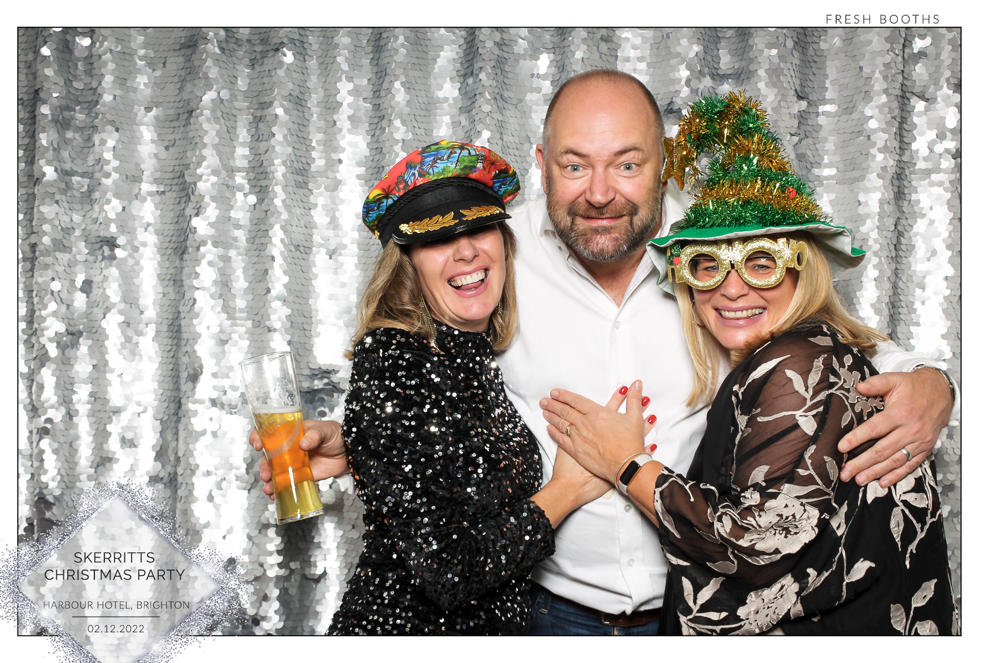 Skerritts Christmas Party - Classic Open Booth | View more photos from the event at gallery.freshbooths.com/u/FreshBooths/Skerritts-Christmas-Party-Classic-Open-Booth