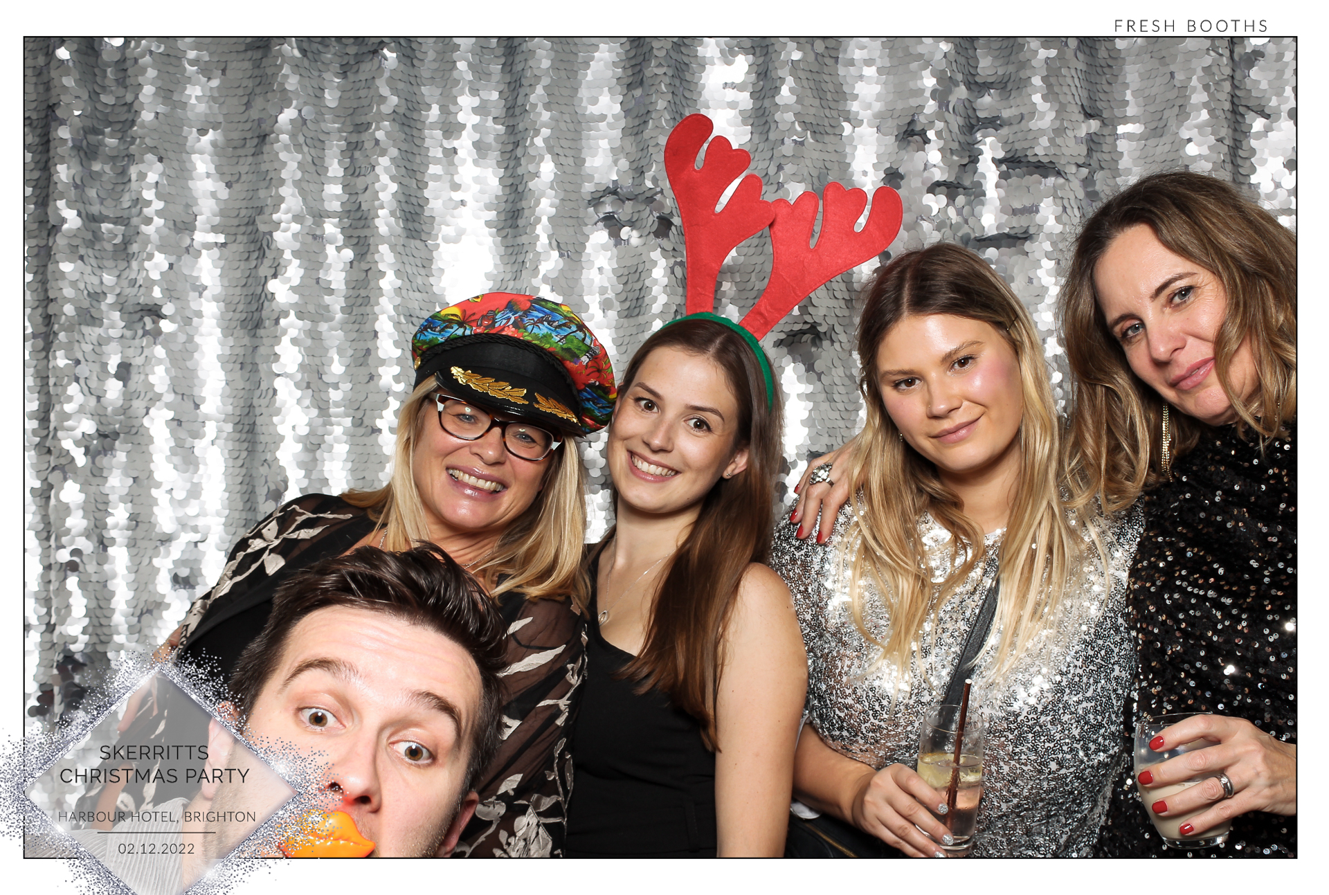 Skerritts Christmas Party - Classic Open Booth | View more photos from the event at gallery.freshbooths.com/u/FreshBooths/Skerritts-Christmas-Party-Classic-Open-Booth