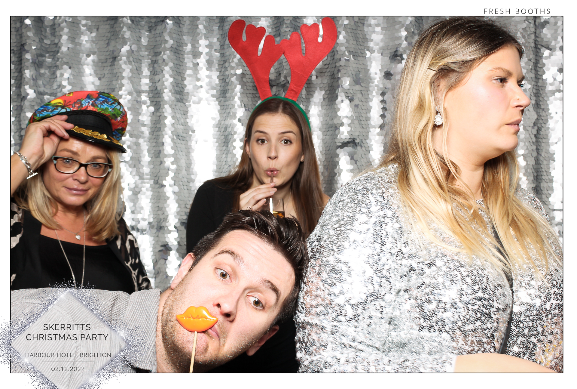Skerritts Christmas Party - Classic Open Booth | View more photos from the event at gallery.freshbooths.com/u/FreshBooths/Skerritts-Christmas-Party-Classic-Open-Booth