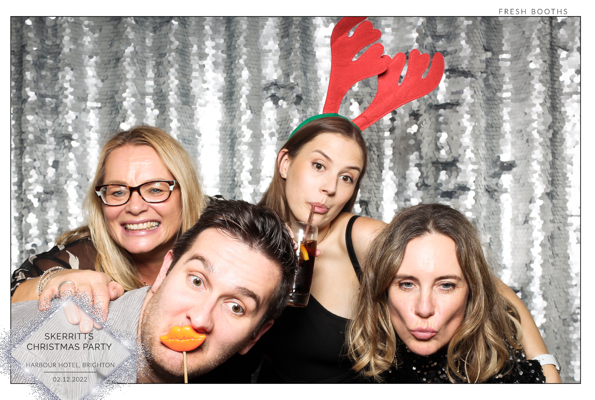 Skerritts Christmas Party - Classic Open Booth | View more photos from the event at gallery.freshbooths.com/u/FreshBooths/Skerritts-Christmas-Party-Classic-Open-Booth