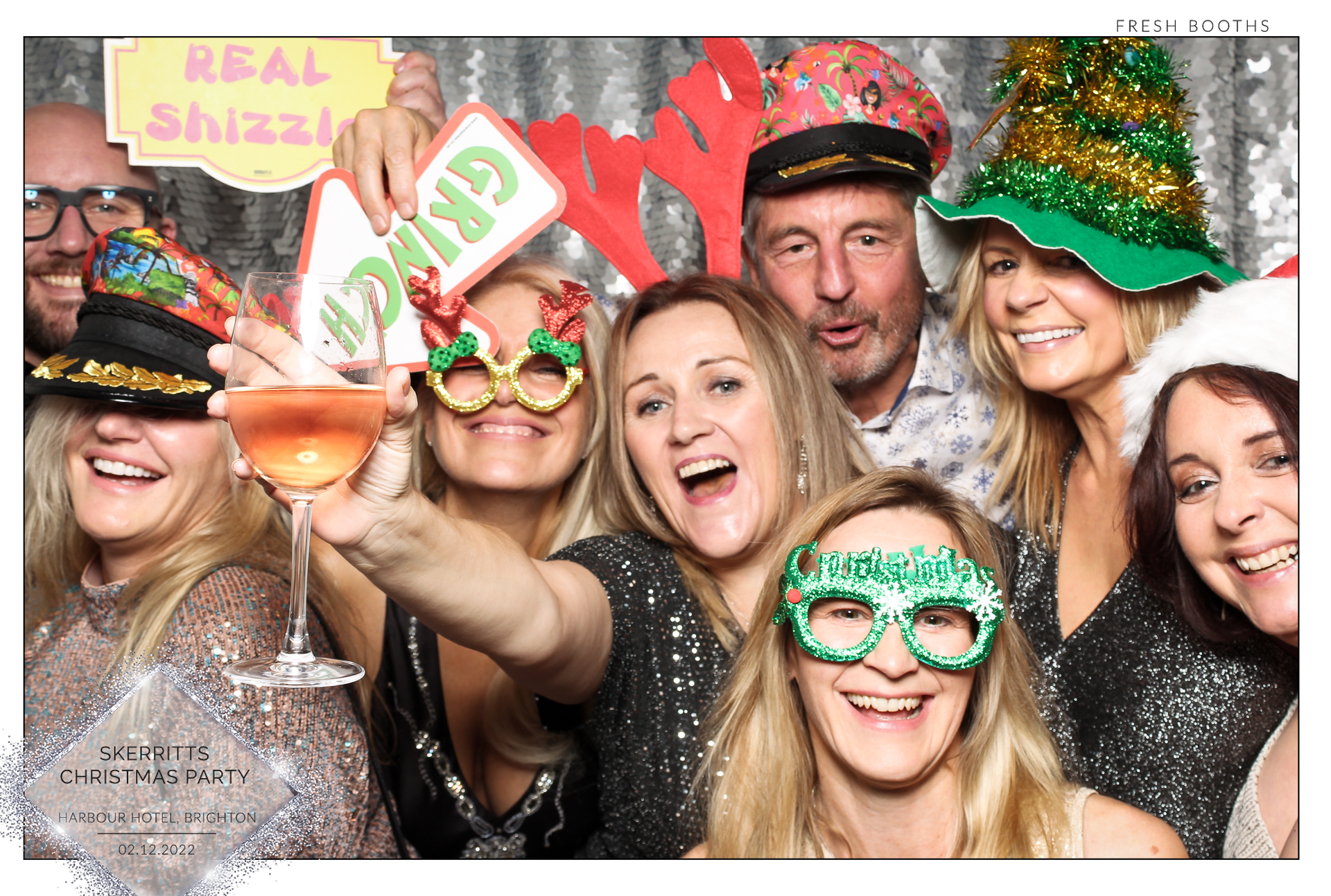 Skerritts Christmas Party - Classic Open Booth | View more photos from the event at gallery.freshbooths.com/u/FreshBooths/Skerritts-Christmas-Party-Classic-Open-Booth