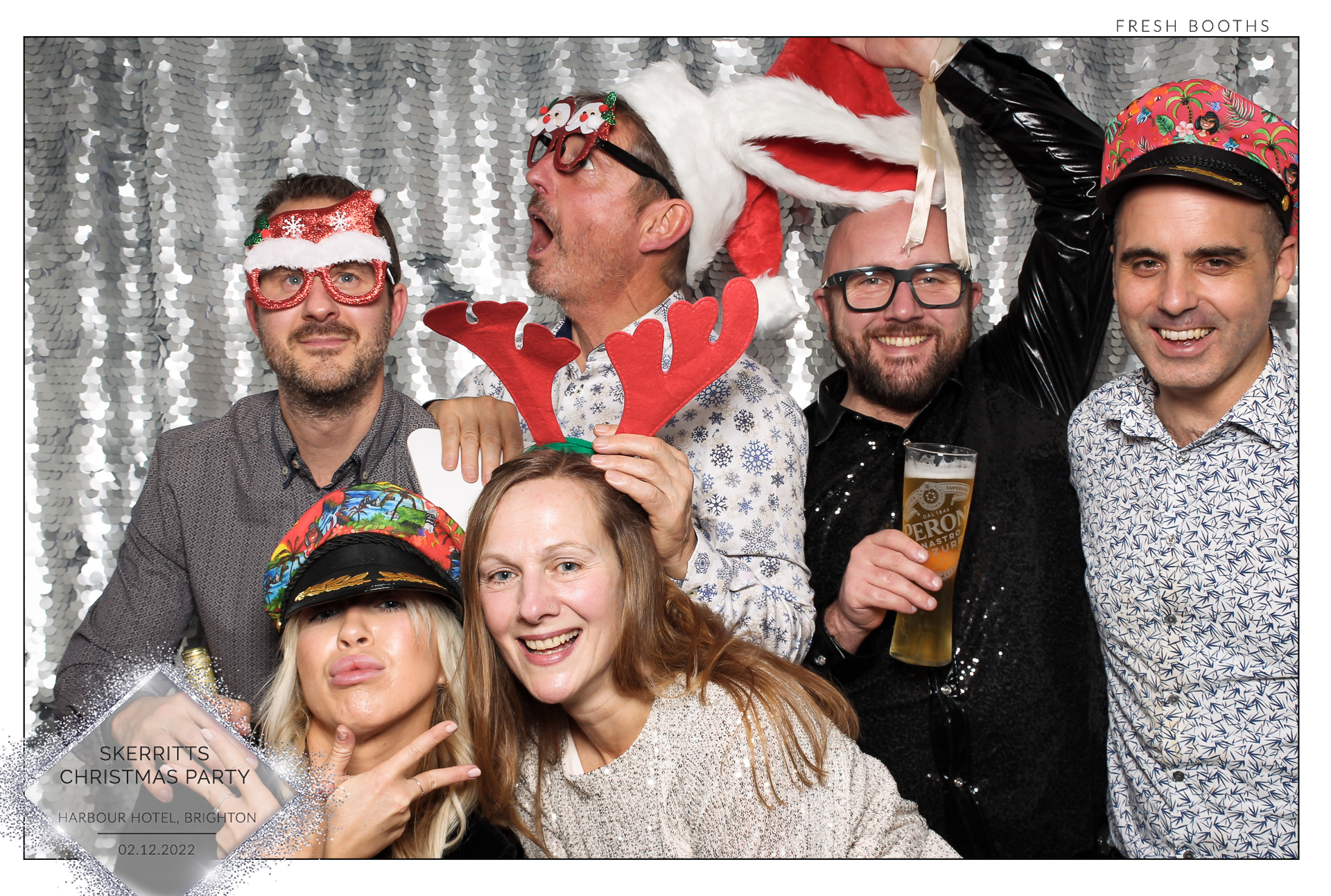 Skerritts Christmas Party - Classic Open Booth | View more photos from the event at gallery.freshbooths.com/u/FreshBooths/Skerritts-Christmas-Party-Classic-Open-Booth