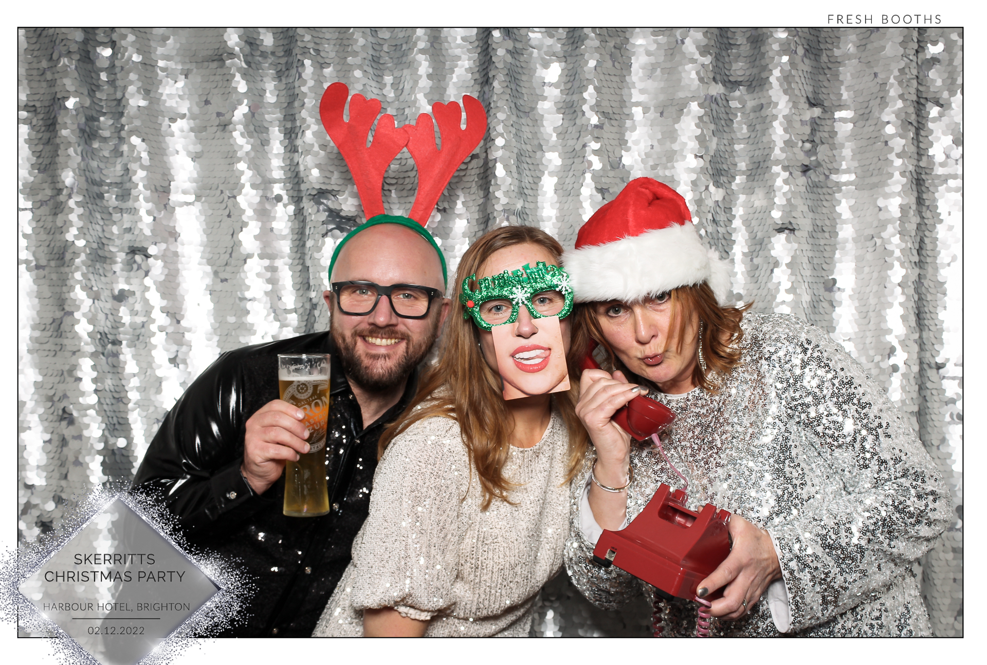 Skerritts Christmas Party - Classic Open Booth | View more photos from the event at gallery.freshbooths.com/u/FreshBooths/Skerritts-Christmas-Party-Classic-Open-Booth
