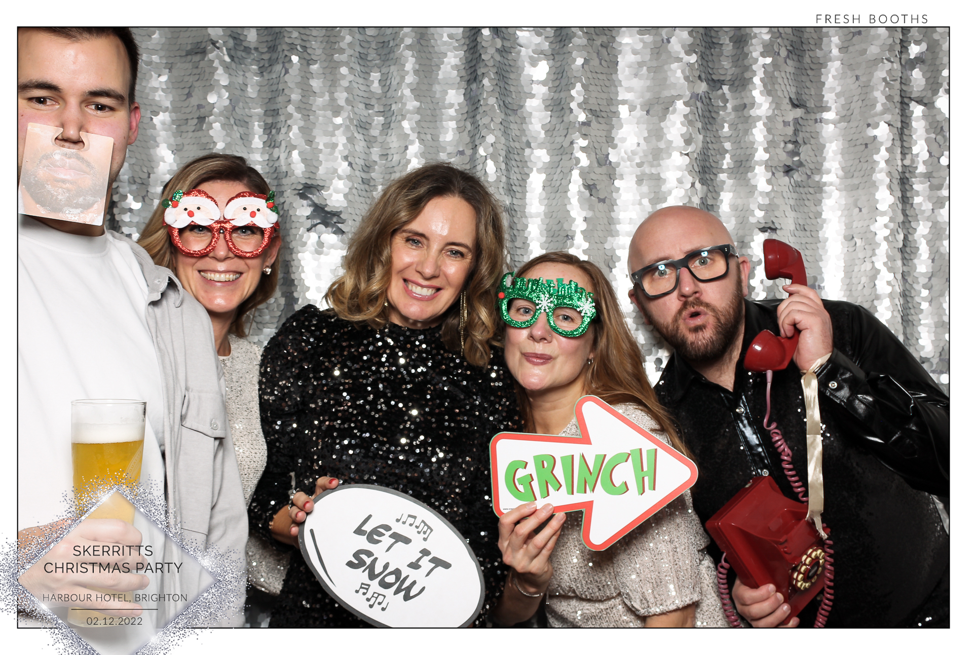 Skerritts Christmas Party - Classic Open Booth | View more photos from the event at gallery.freshbooths.com/u/FreshBooths/Skerritts-Christmas-Party-Classic-Open-Booth