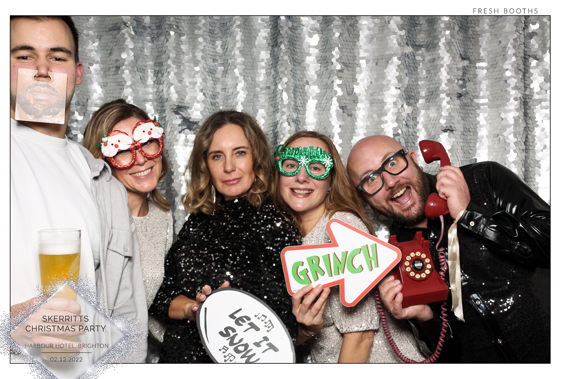 Skerritts Christmas Party - Classic Open Booth | View more photos from the event at gallery.freshbooths.com/u/FreshBooths/Skerritts-Christmas-Party-Classic-Open-Booth