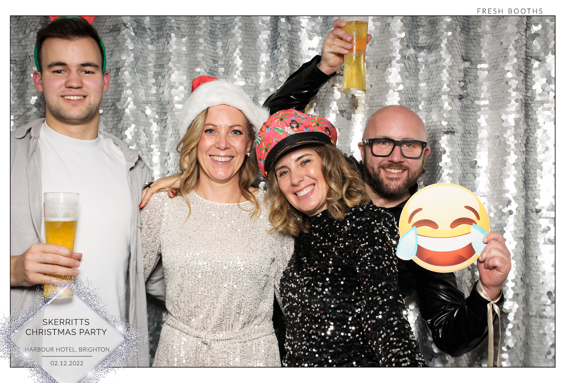 Skerritts Christmas Party - Classic Open Booth | View more photos from the event at gallery.freshbooths.com/u/FreshBooths/Skerritts-Christmas-Party-Classic-Open-Booth