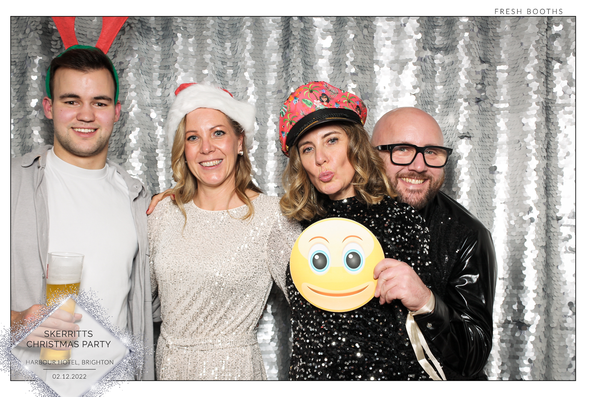 Skerritts Christmas Party - Classic Open Booth | View more photos from the event at gallery.freshbooths.com/u/FreshBooths/Skerritts-Christmas-Party-Classic-Open-Booth