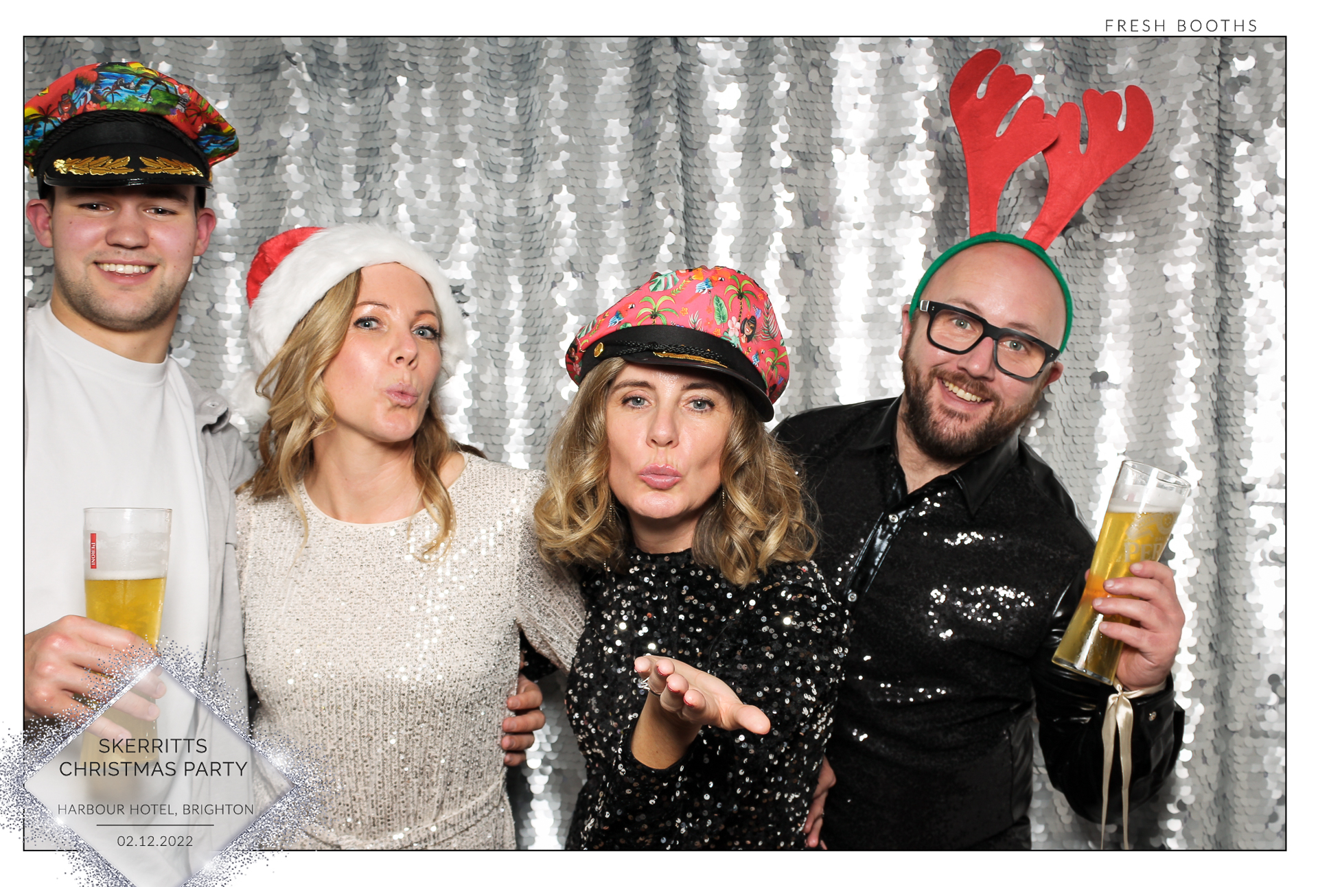 Skerritts Christmas Party - Classic Open Booth | View more photos from the event at gallery.freshbooths.com/u/FreshBooths/Skerritts-Christmas-Party-Classic-Open-Booth