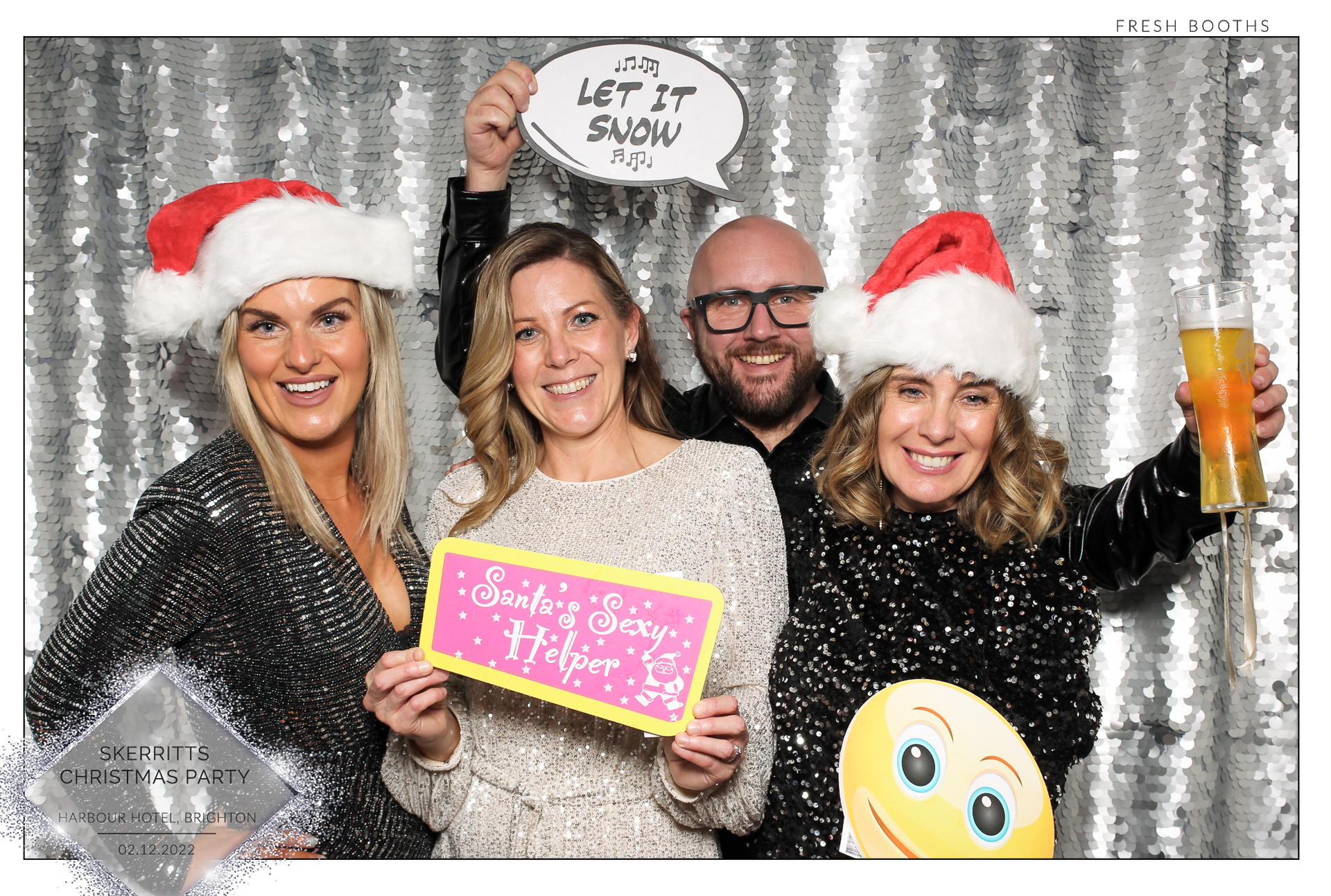 Skerritts Christmas Party - Classic Open Booth | View more photos from the event at gallery.freshbooths.com/u/FreshBooths/Skerritts-Christmas-Party-Classic-Open-Booth