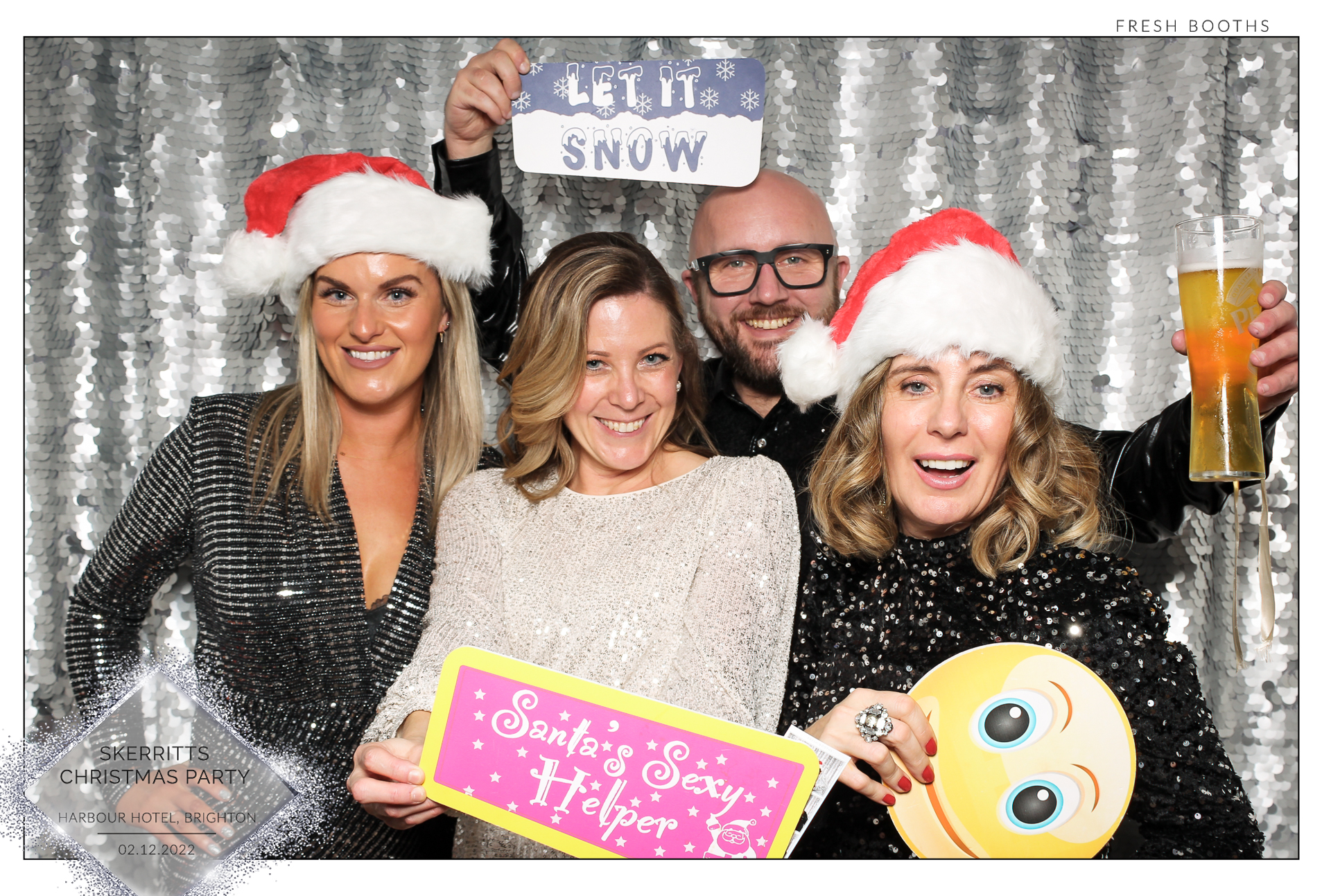 Skerritts Christmas Party - Classic Open Booth | View more photos from the event at gallery.freshbooths.com/u/FreshBooths/Skerritts-Christmas-Party-Classic-Open-Booth
