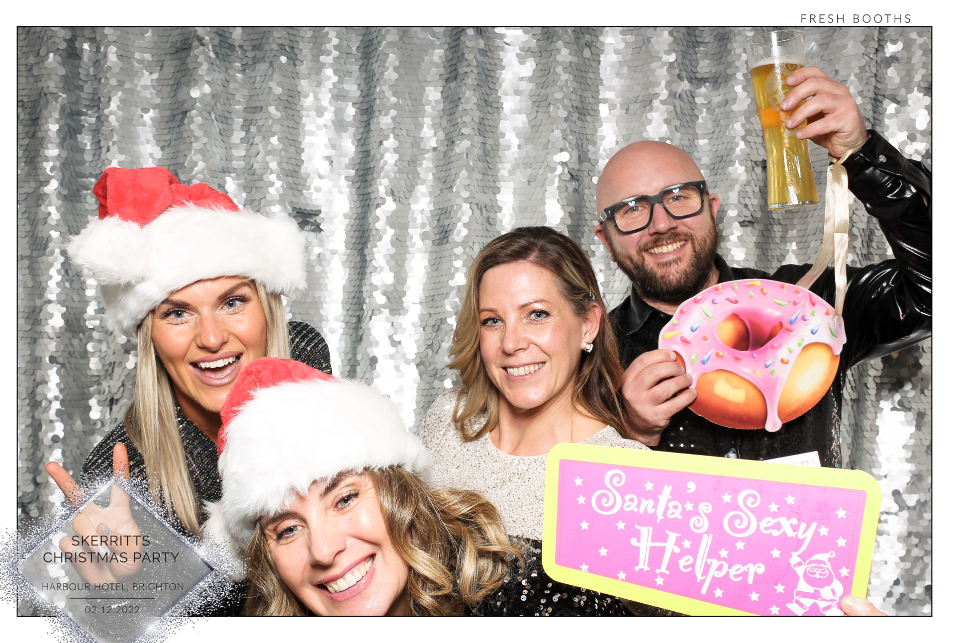 Skerritts Christmas Party - Classic Open Booth | View more photos from the event at gallery.freshbooths.com/u/FreshBooths/Skerritts-Christmas-Party-Classic-Open-Booth
