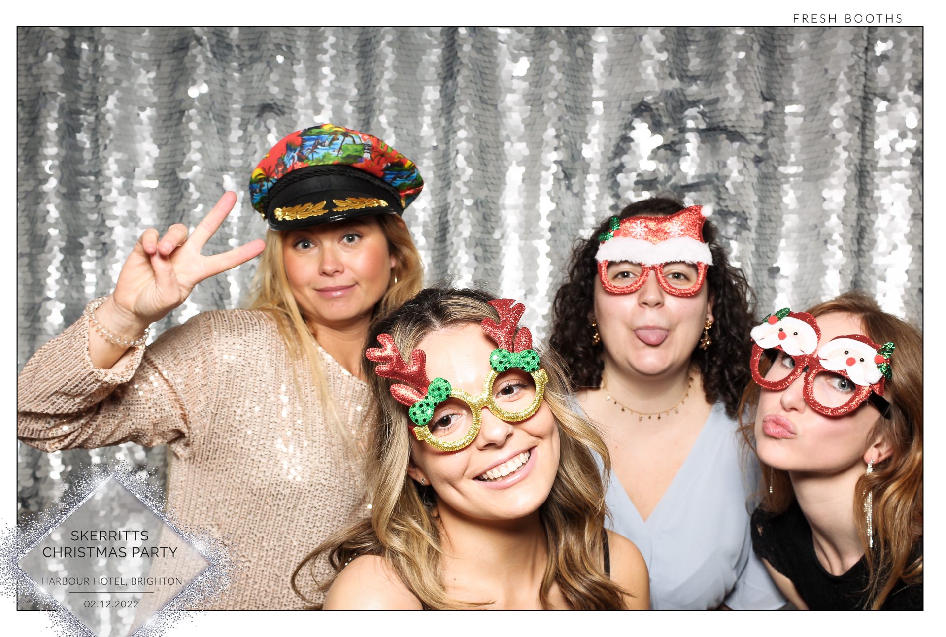 Skerritts Christmas Party - Classic Open Booth | View more photos from the event at gallery.freshbooths.com/u/FreshBooths/Skerritts-Christmas-Party-Classic-Open-Booth