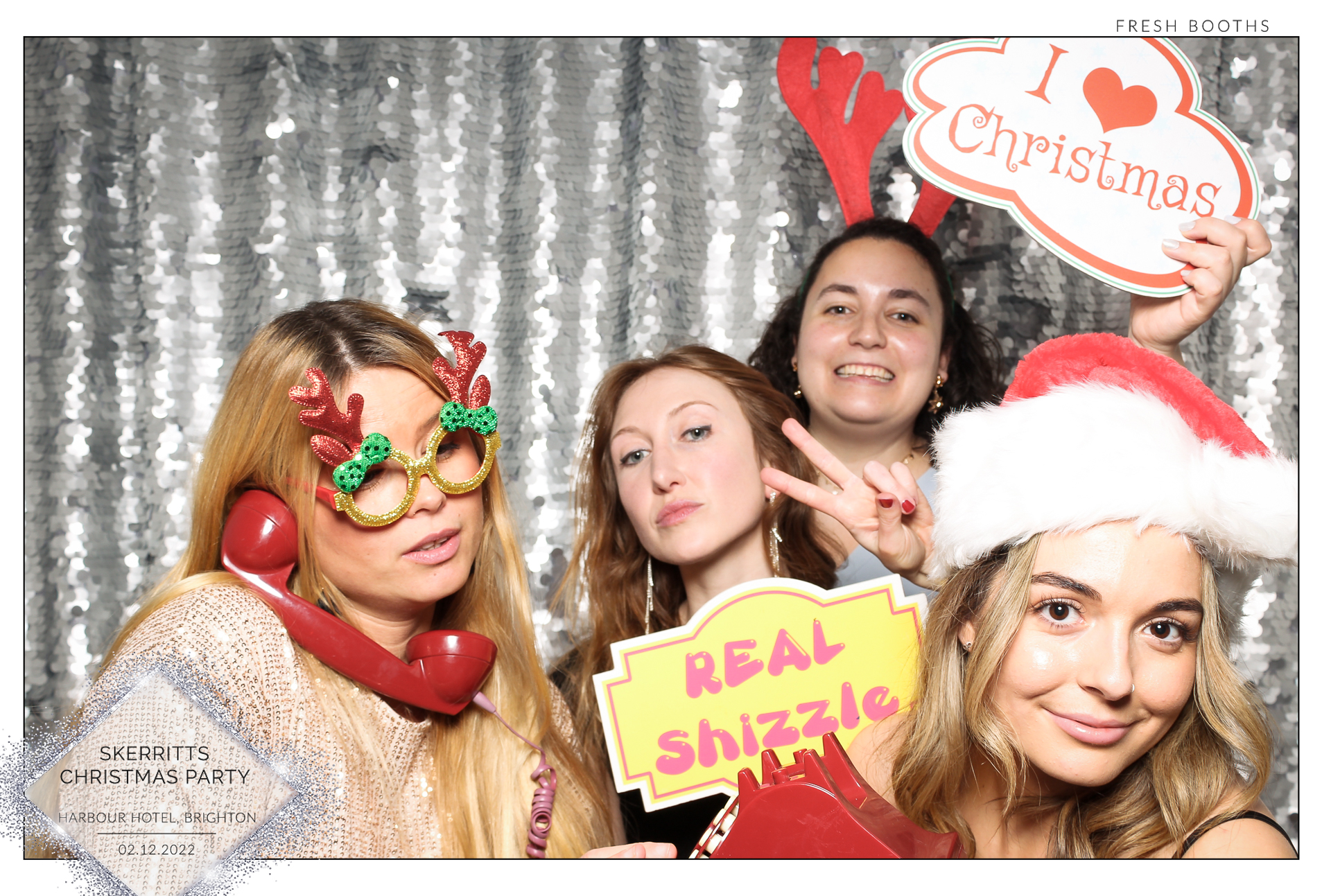 Skerritts Christmas Party - Classic Open Booth | View more photos from the event at gallery.freshbooths.com/u/FreshBooths/Skerritts-Christmas-Party-Classic-Open-Booth