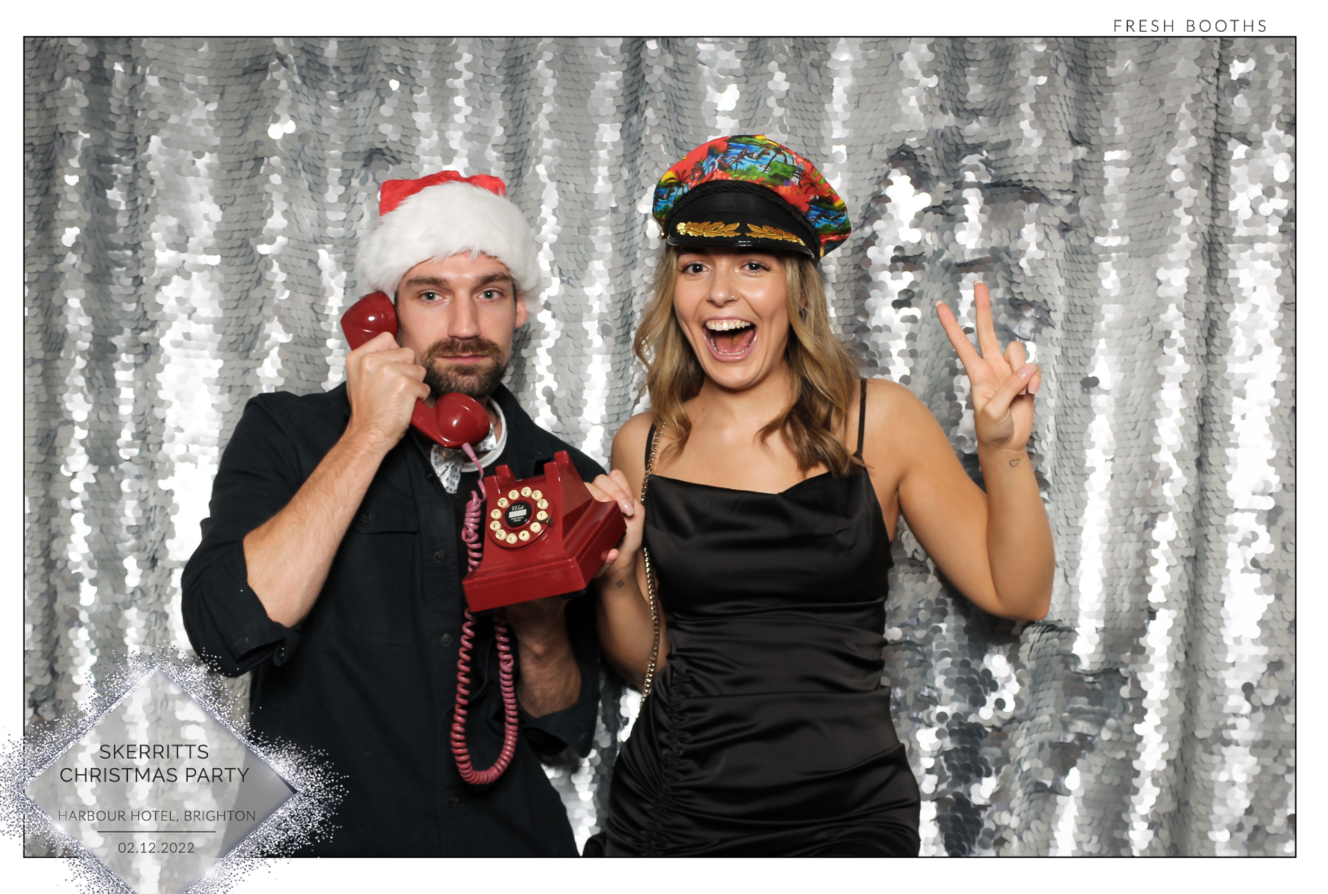 Skerritts Christmas Party - Classic Open Booth | View more photos from the event at gallery.freshbooths.com/u/FreshBooths/Skerritts-Christmas-Party-Classic-Open-Booth