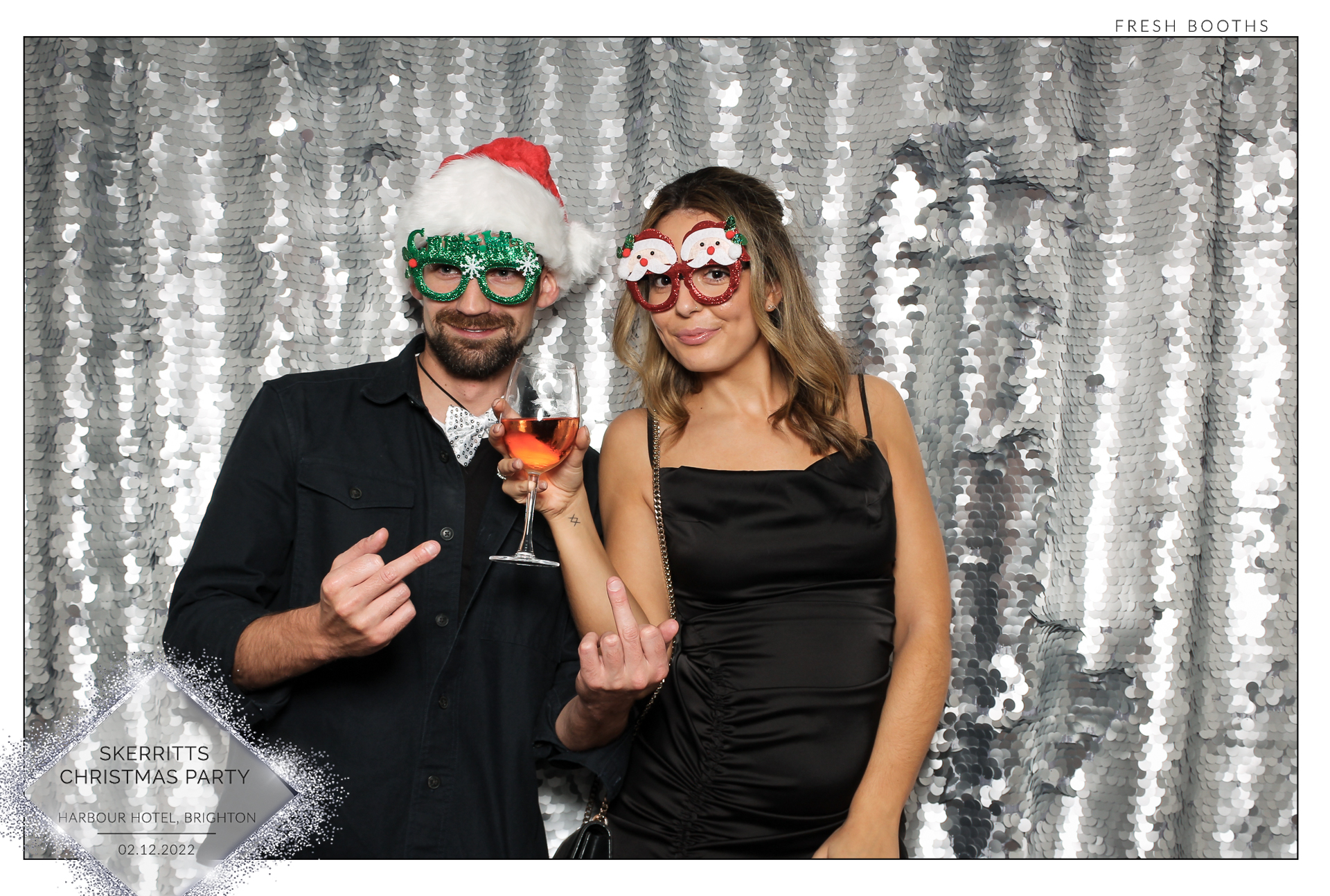 Skerritts Christmas Party - Classic Open Booth | View more photos from the event at gallery.freshbooths.com/u/FreshBooths/Skerritts-Christmas-Party-Classic-Open-Booth