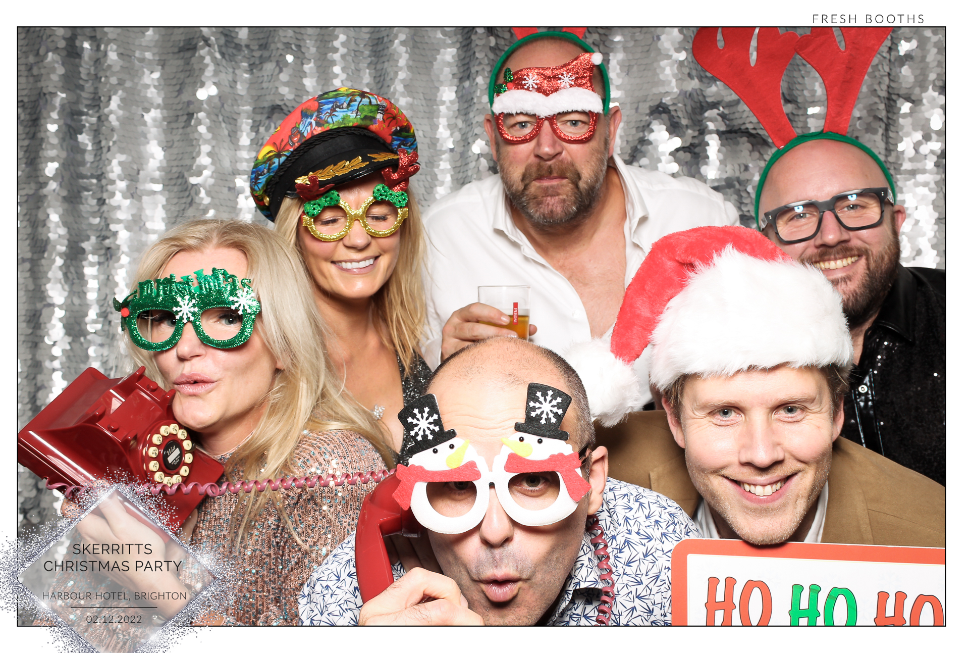 Skerritts Christmas Party - Classic Open Booth | View more photos from the event at gallery.freshbooths.com/u/FreshBooths/Skerritts-Christmas-Party-Classic-Open-Booth