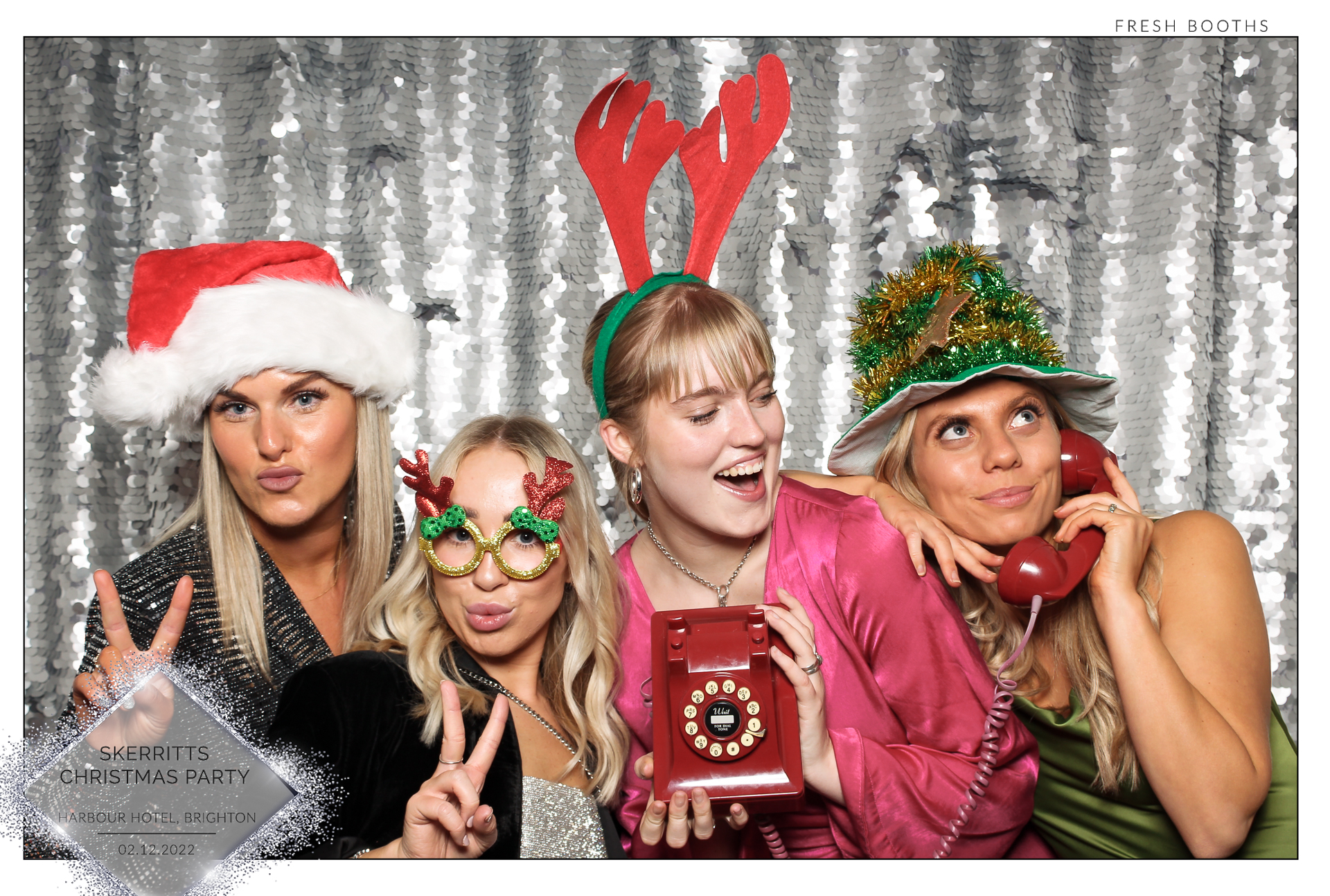 Skerritts Christmas Party - Classic Open Booth | View more photos from the event at gallery.freshbooths.com/u/FreshBooths/Skerritts-Christmas-Party-Classic-Open-Booth