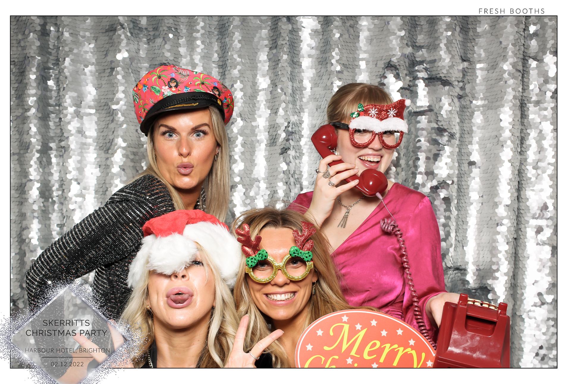 Skerritts Christmas Party - Classic Open Booth | View more photos from the event at gallery.freshbooths.com/u/FreshBooths/Skerritts-Christmas-Party-Classic-Open-Booth
