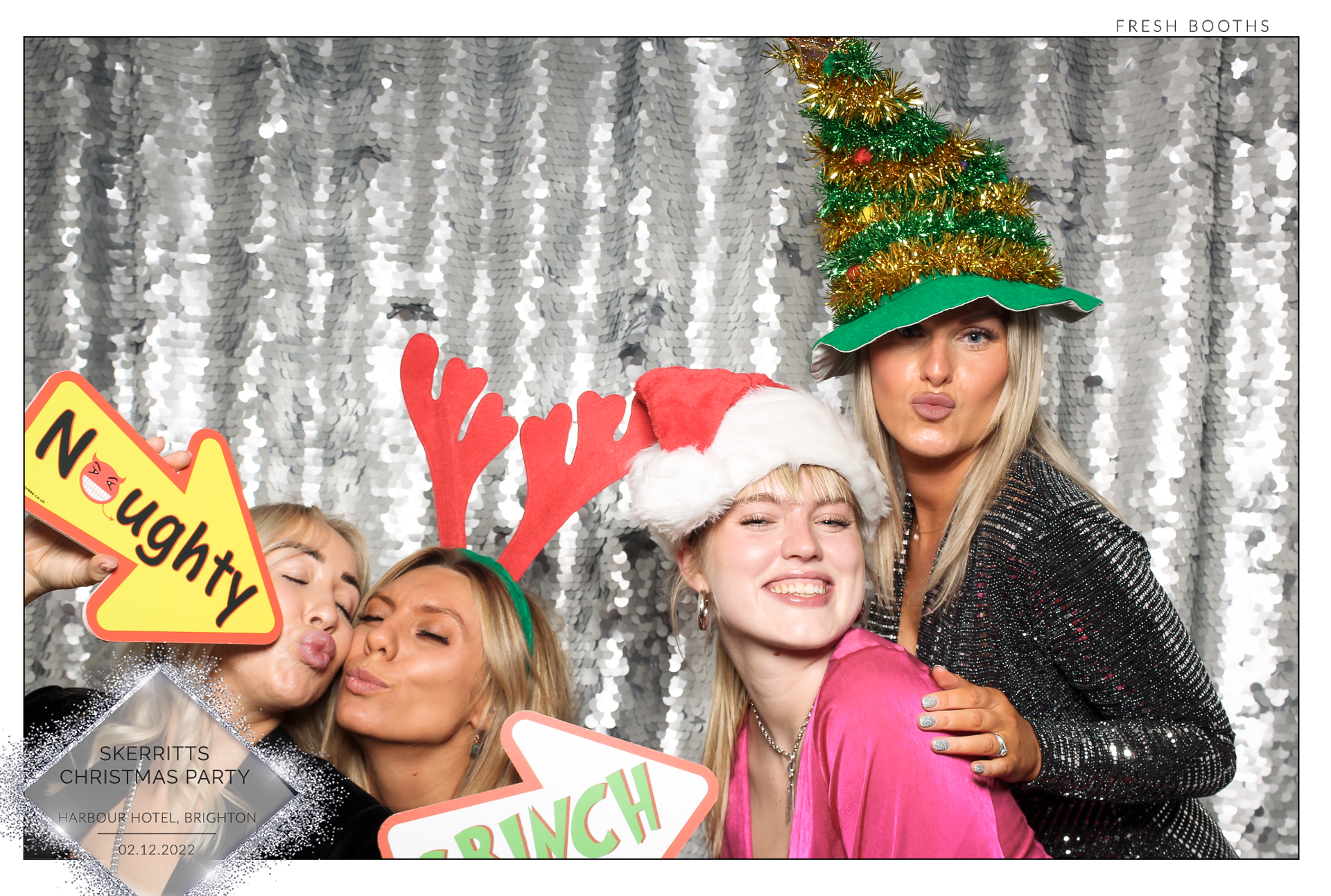 Skerritts Christmas Party - Classic Open Booth | View more photos from the event at gallery.freshbooths.com/u/FreshBooths/Skerritts-Christmas-Party-Classic-Open-Booth