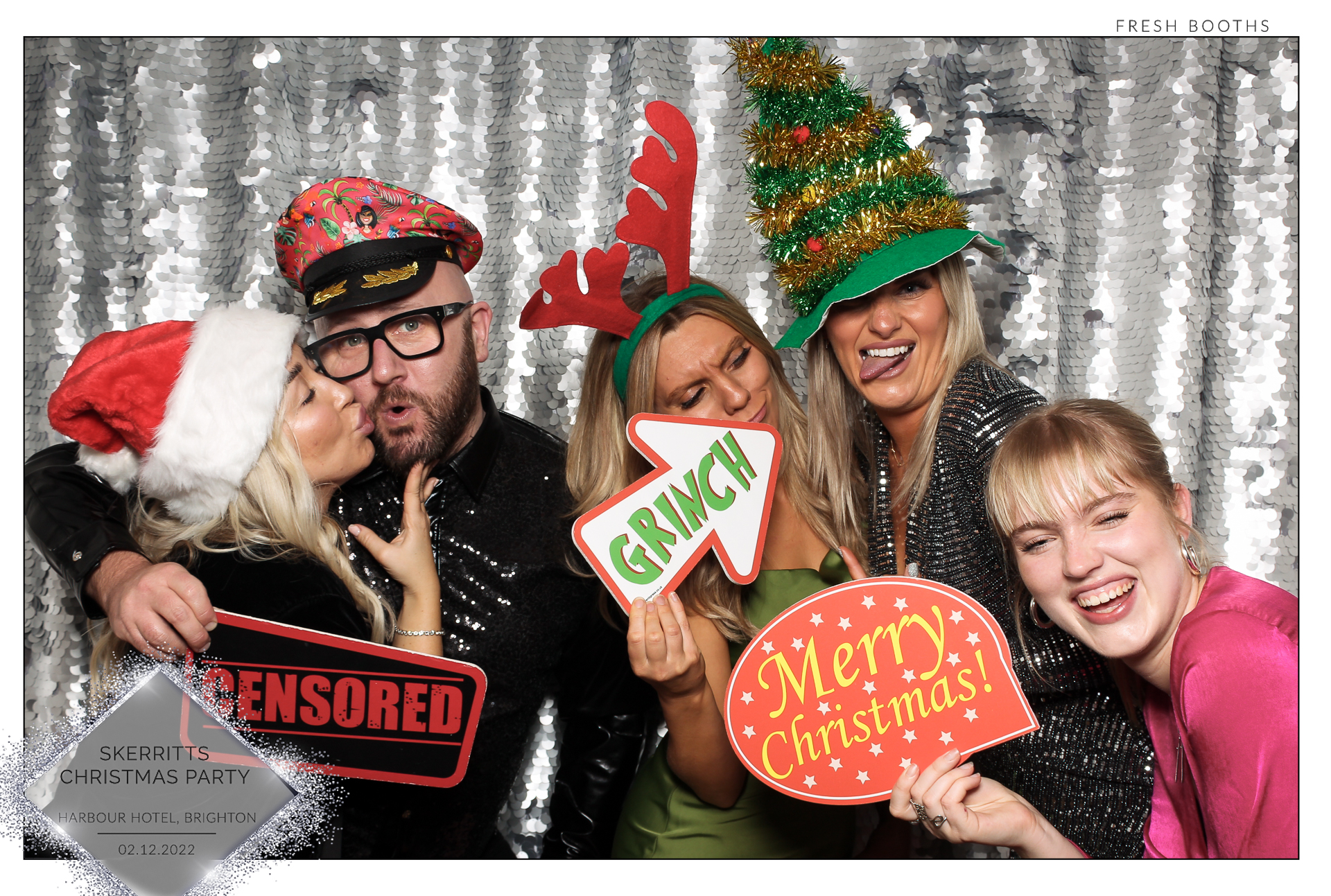 Skerritts Christmas Party - Classic Open Booth | View more photos from the event at gallery.freshbooths.com/u/FreshBooths/Skerritts-Christmas-Party-Classic-Open-Booth