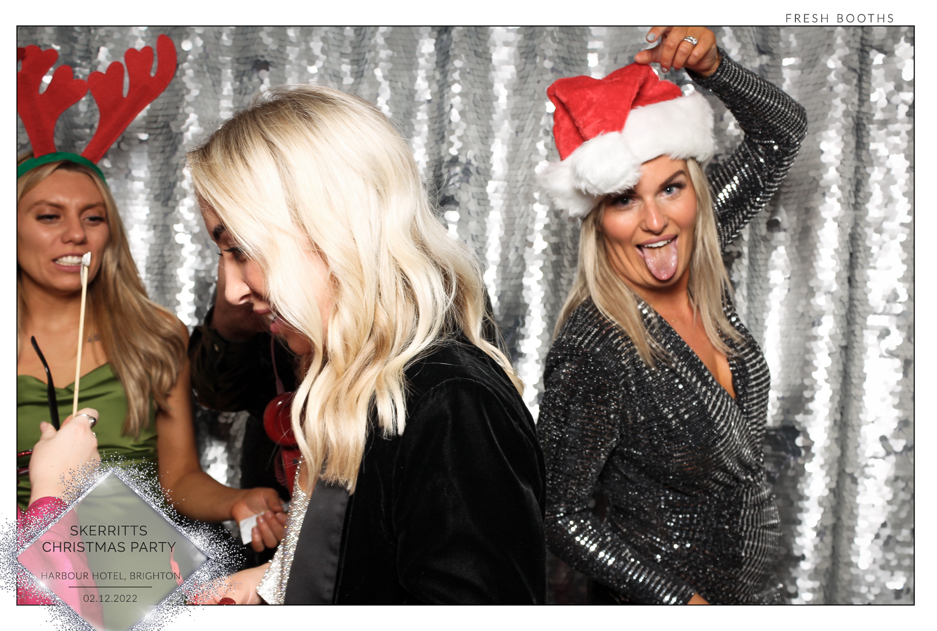 Skerritts Christmas Party - Classic Open Booth | View more photos from the event at gallery.freshbooths.com/u/FreshBooths/Skerritts-Christmas-Party-Classic-Open-Booth