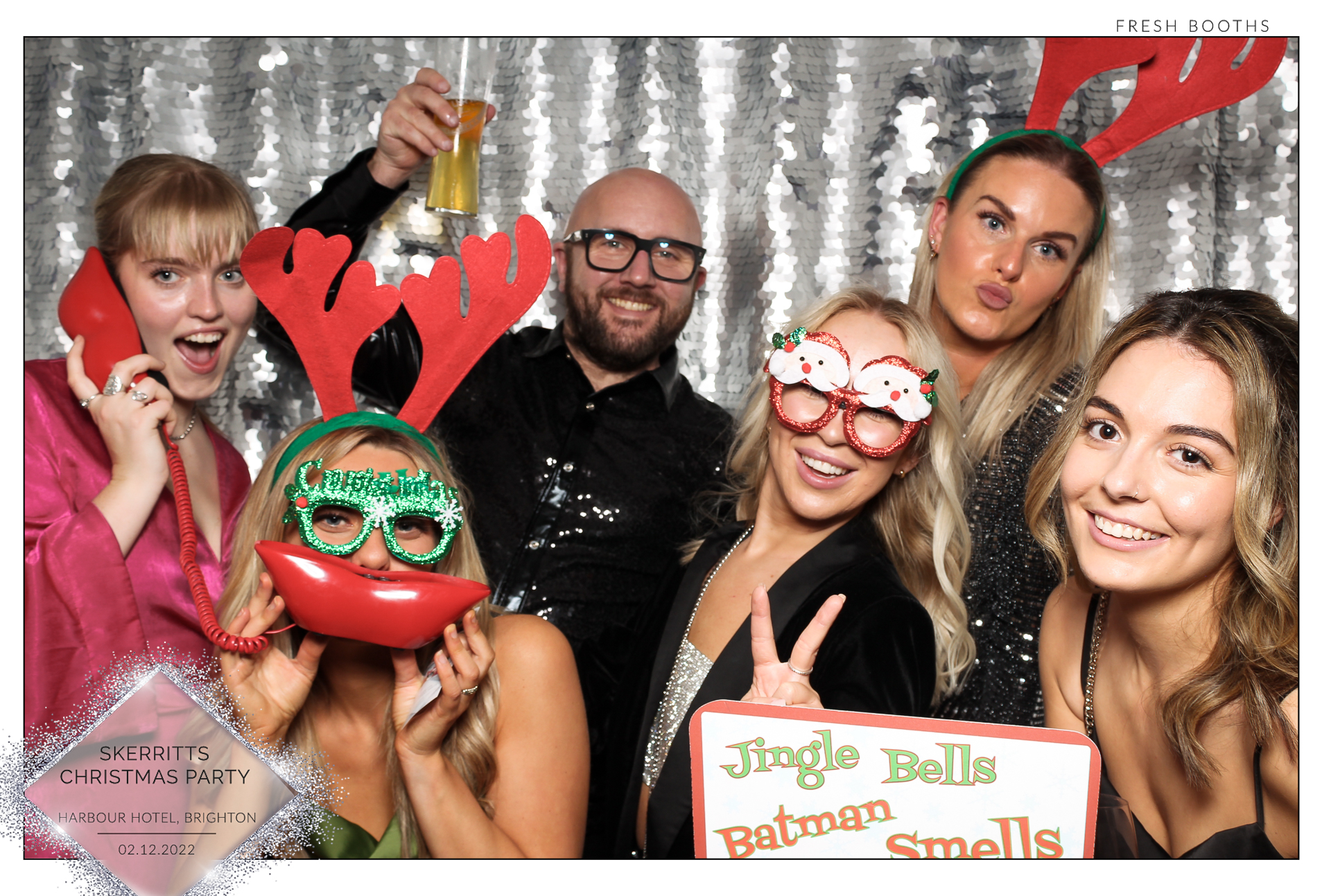 Skerritts Christmas Party - Classic Open Booth | View more photos from the event at gallery.freshbooths.com/u/FreshBooths/Skerritts-Christmas-Party-Classic-Open-Booth