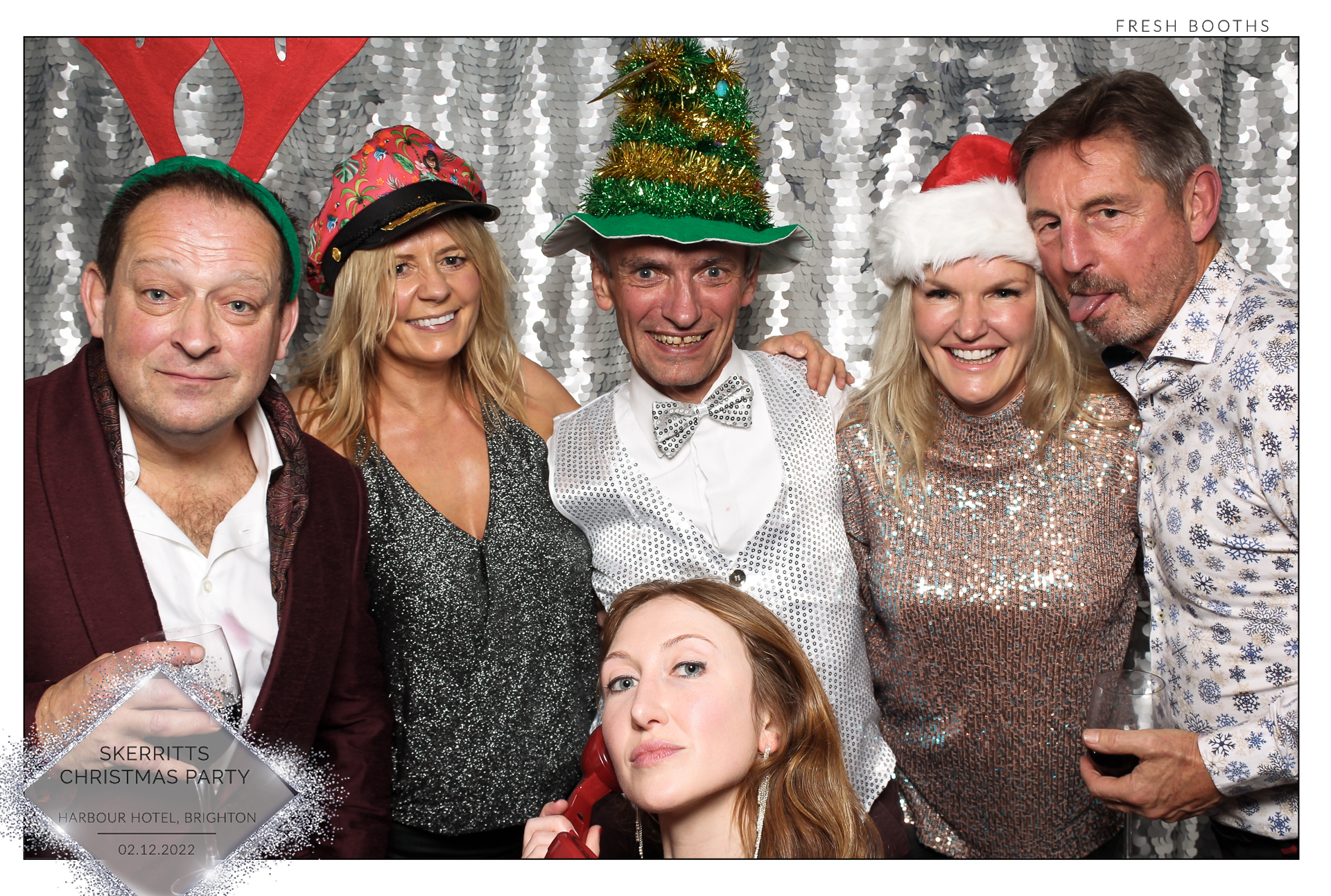 Skerritts Christmas Party - Classic Open Booth | View more photos from the event at gallery.freshbooths.com/u/FreshBooths/Skerritts-Christmas-Party-Classic-Open-Booth