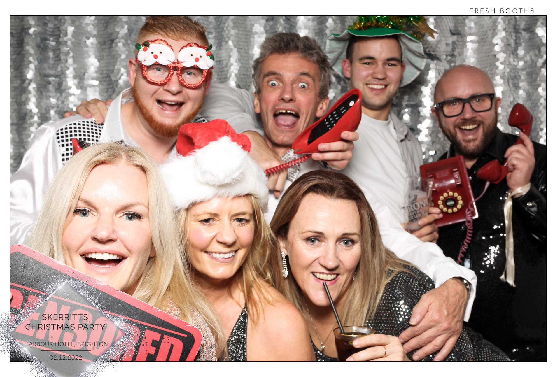 Skerritts Christmas Party - Classic Open Booth | View more photos from the event at gallery.freshbooths.com/u/FreshBooths/Skerritts-Christmas-Party-Classic-Open-Booth