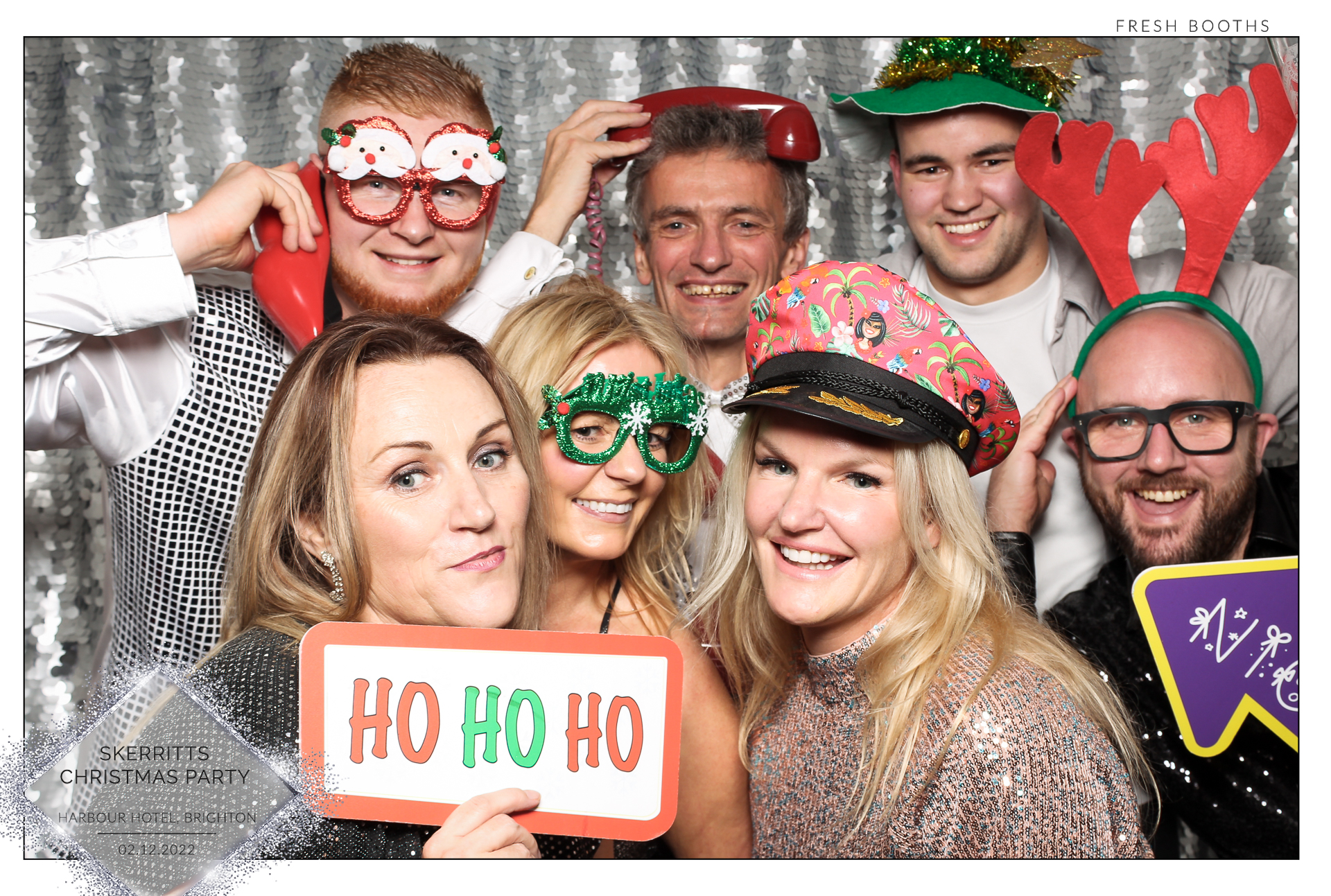 Skerritts Christmas Party - Classic Open Booth | View more photos from the event at gallery.freshbooths.com/u/FreshBooths/Skerritts-Christmas-Party-Classic-Open-Booth