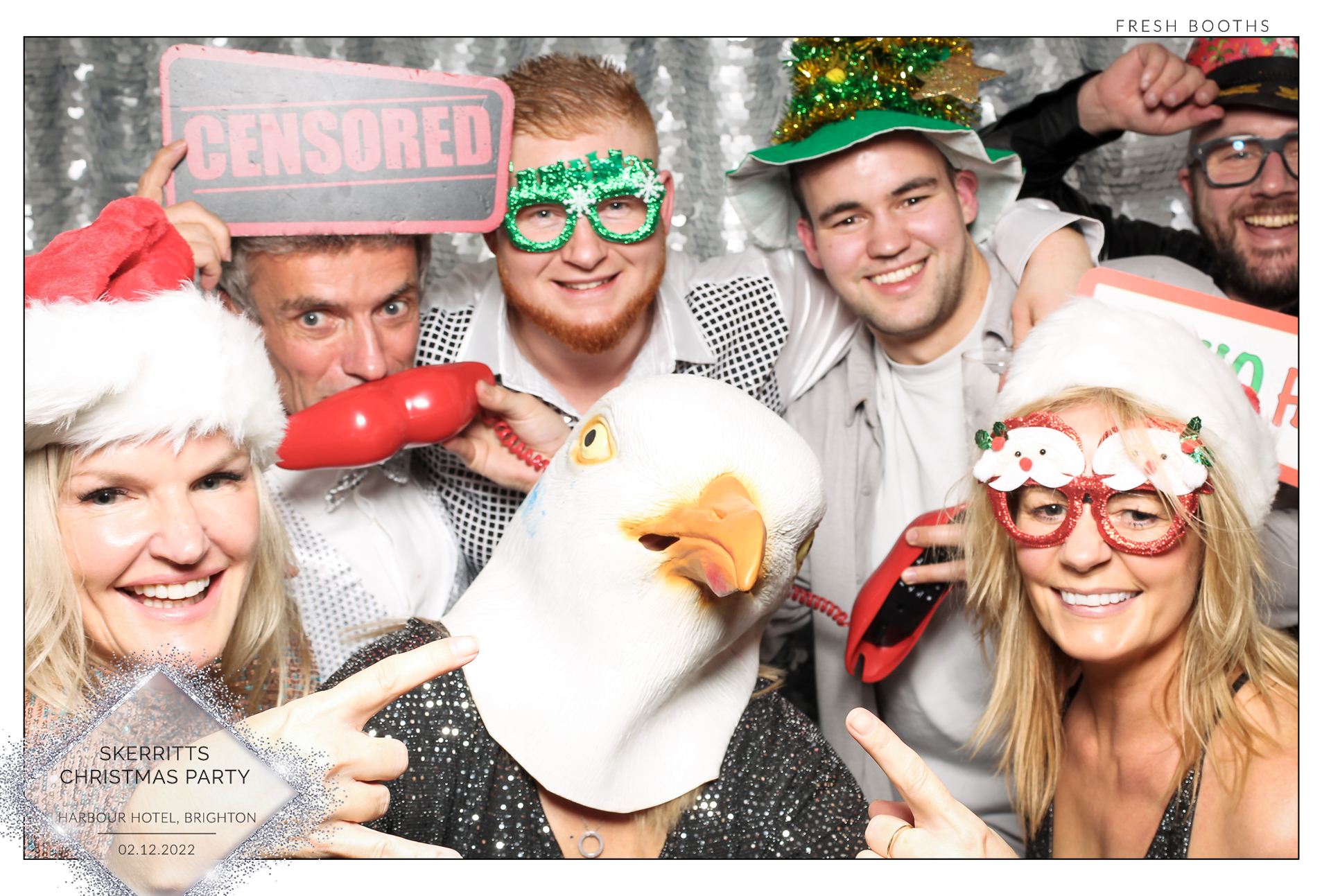 Skerritts Christmas Party - Classic Open Booth | View more photos from the event at gallery.freshbooths.com/u/FreshBooths/Skerritts-Christmas-Party-Classic-Open-Booth