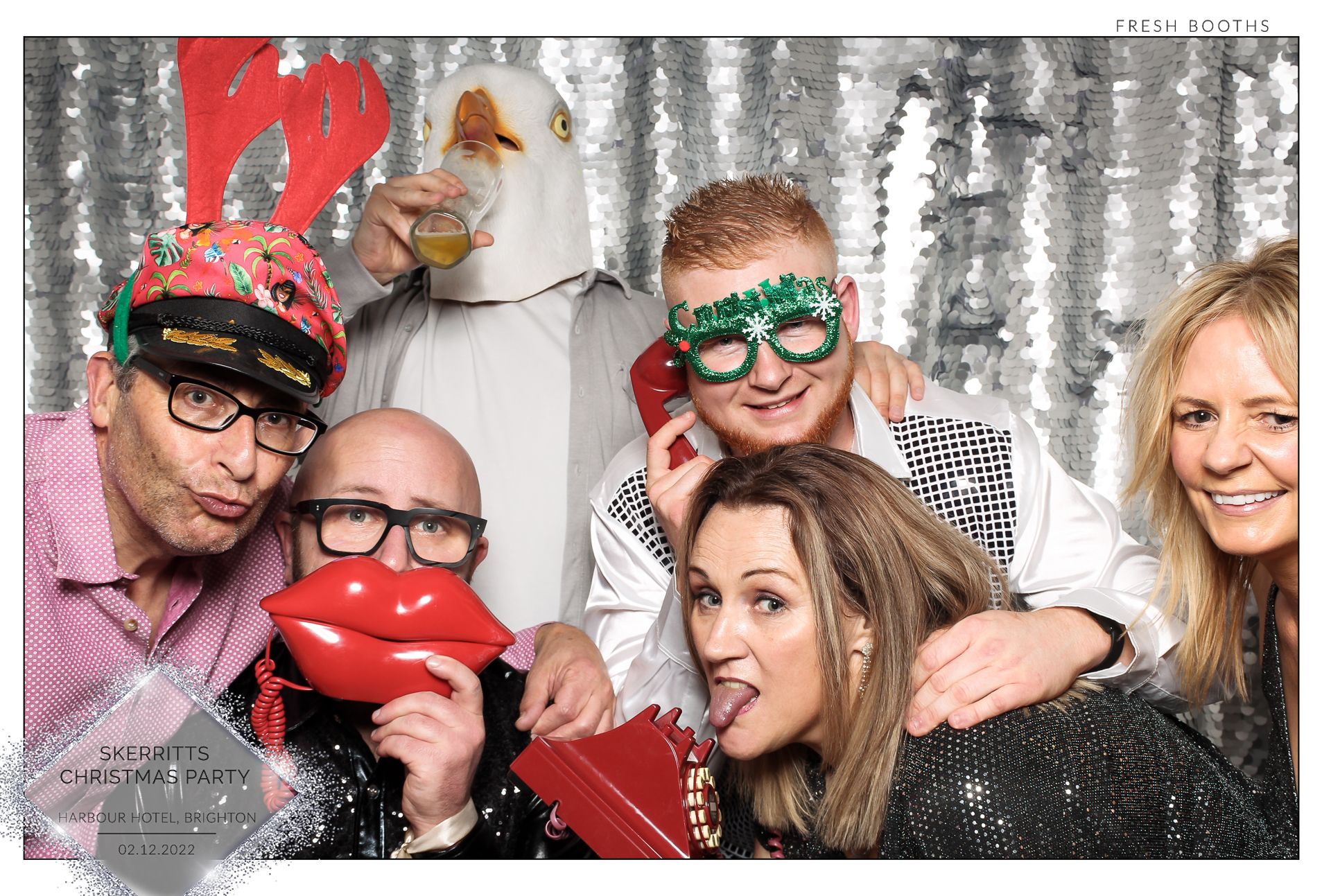 Skerritts Christmas Party - Classic Open Booth | View more photos from the event at gallery.freshbooths.com/u/FreshBooths/Skerritts-Christmas-Party-Classic-Open-Booth