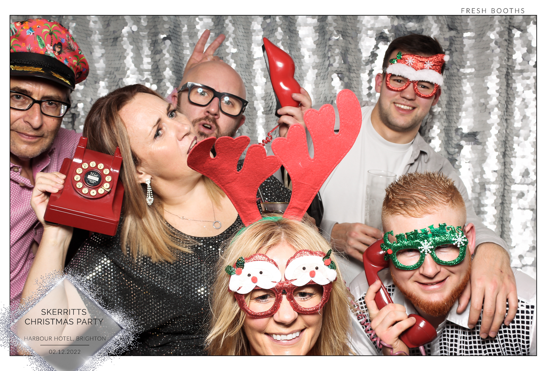 Skerritts Christmas Party - Classic Open Booth | View more photos from the event at gallery.freshbooths.com/u/FreshBooths/Skerritts-Christmas-Party-Classic-Open-Booth