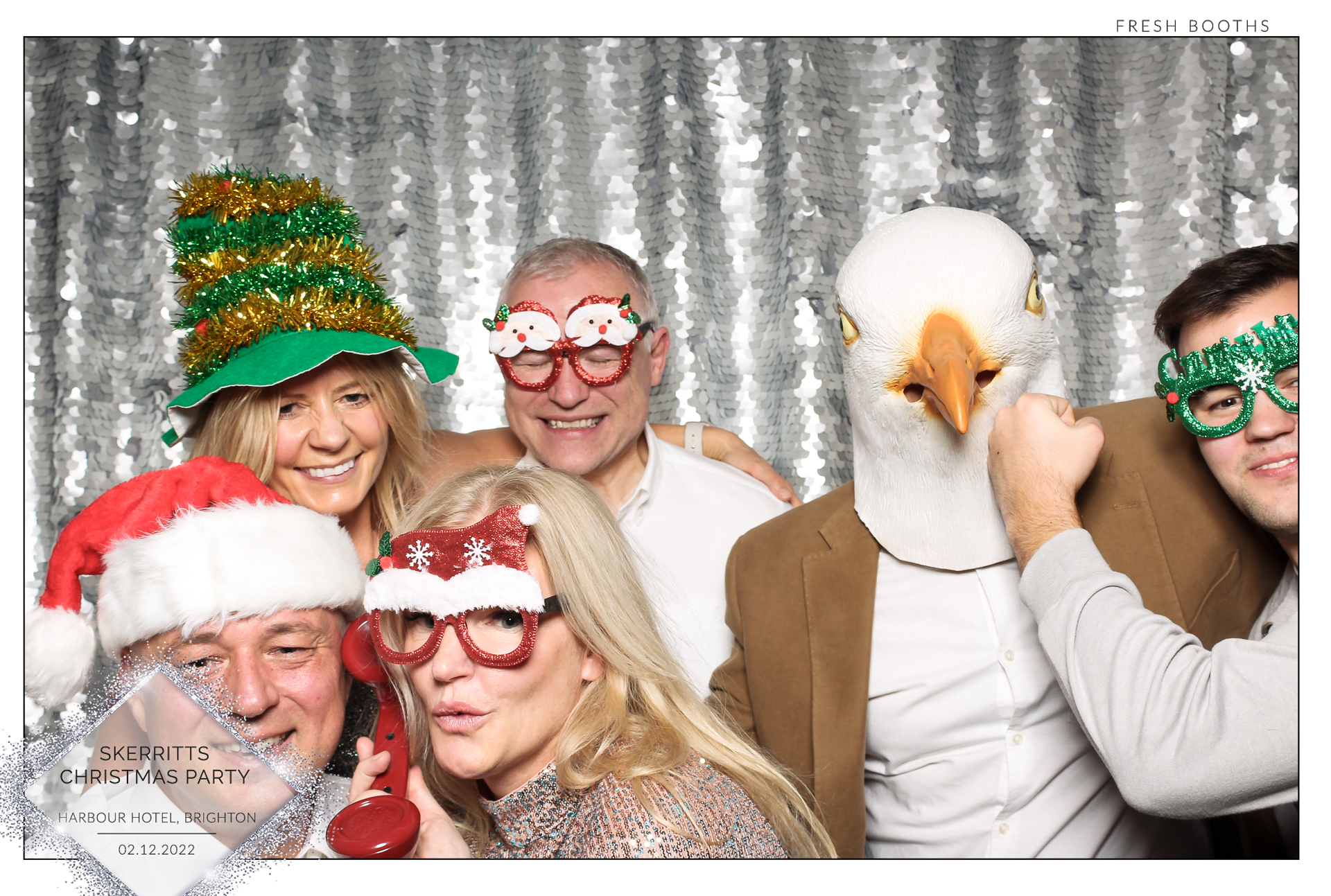 Skerritts Christmas Party - Classic Open Booth | View more photos from the event at gallery.freshbooths.com/u/FreshBooths/Skerritts-Christmas-Party-Classic-Open-Booth