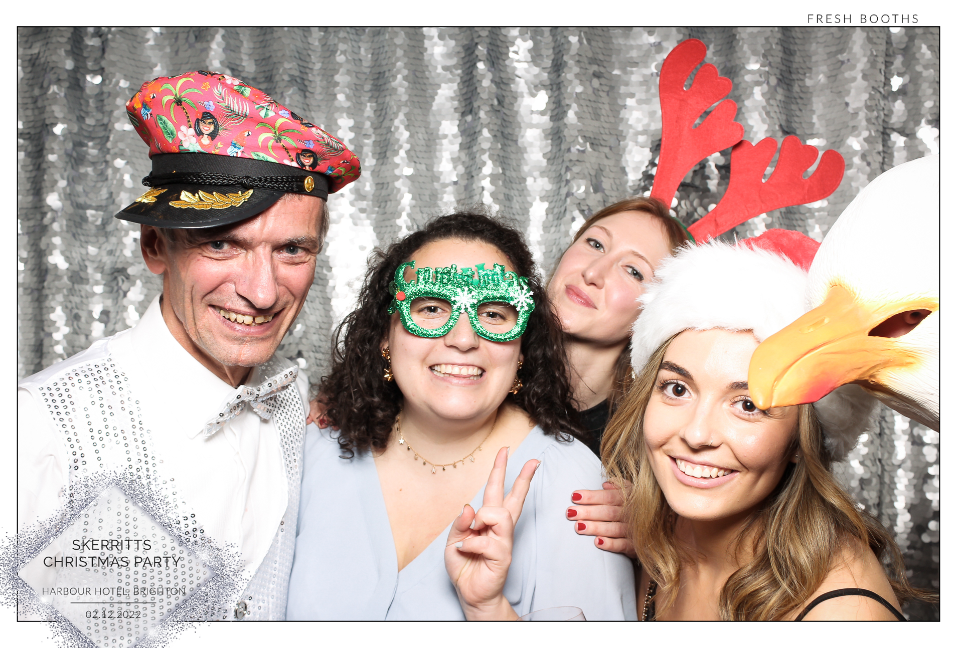 Skerritts Christmas Party - Classic Open Booth | View more photos from the event at gallery.freshbooths.com/u/FreshBooths/Skerritts-Christmas-Party-Classic-Open-Booth