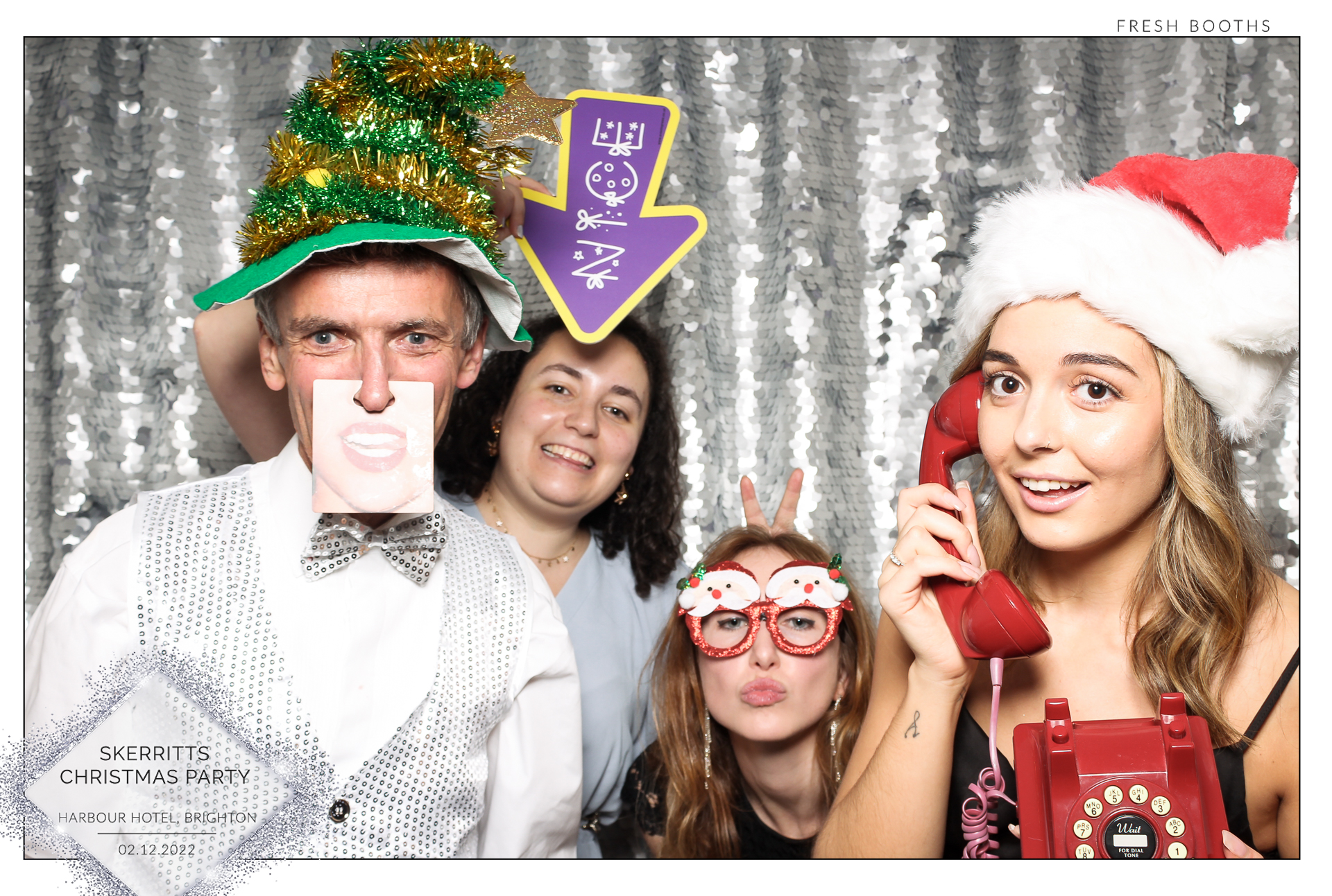 Skerritts Christmas Party - Classic Open Booth | View more photos from the event at gallery.freshbooths.com/u/FreshBooths/Skerritts-Christmas-Party-Classic-Open-Booth