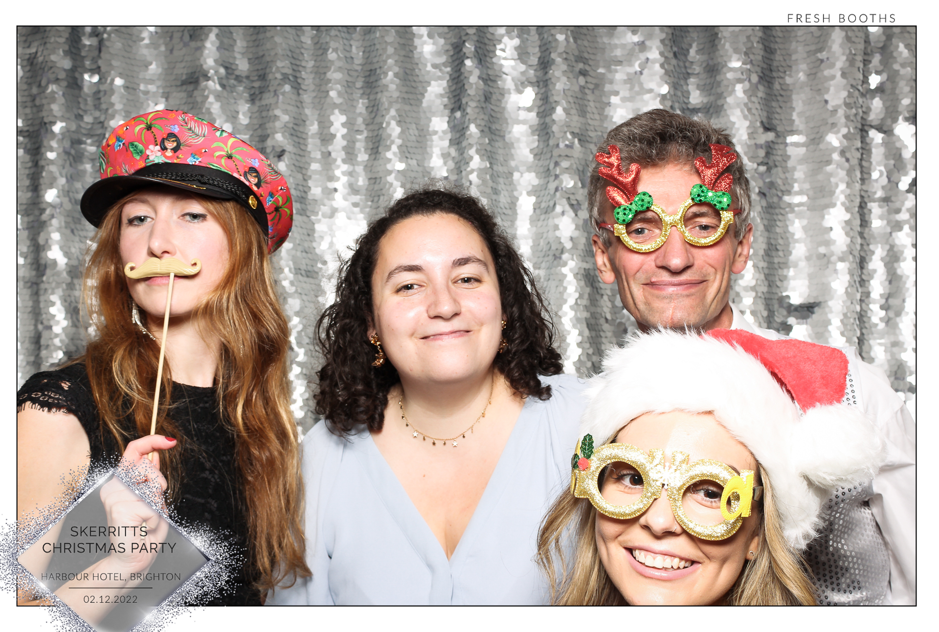 Skerritts Christmas Party - Classic Open Booth | View more photos from the event at gallery.freshbooths.com/u/FreshBooths/Skerritts-Christmas-Party-Classic-Open-Booth